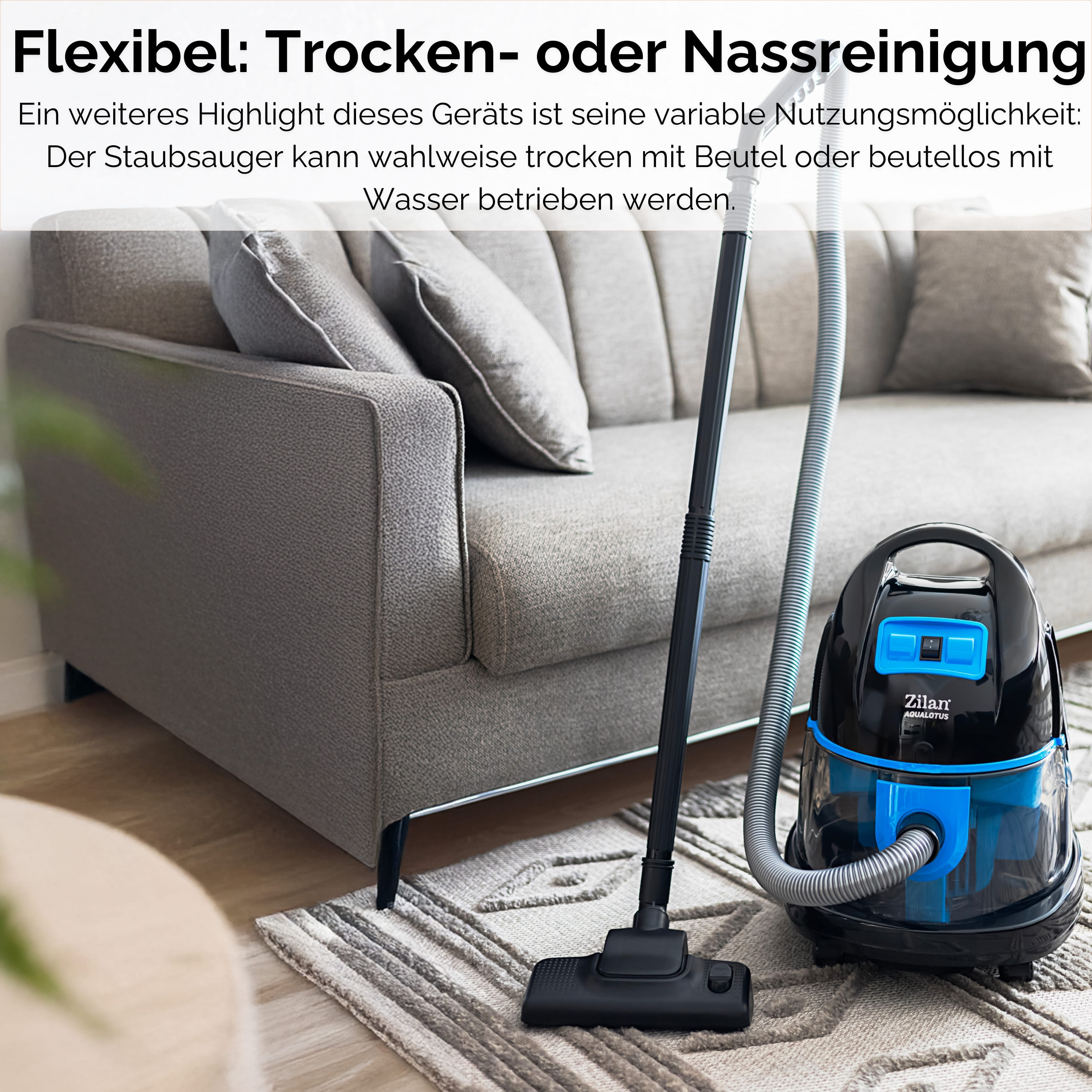 Zilan ZLN-8945 Wassersauger BLAU