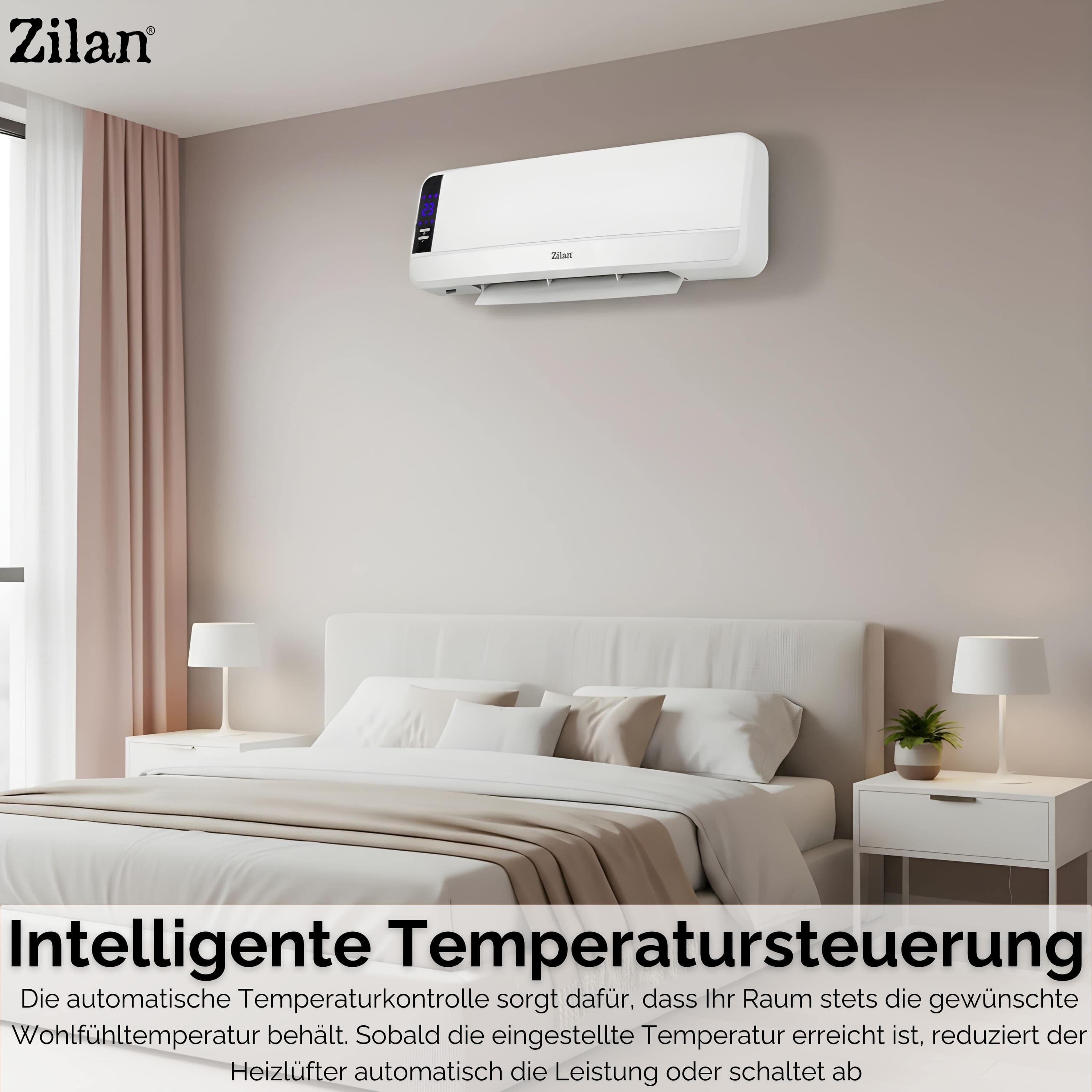 Zilan ZLN-2090 Wand Heizlüfter Zilan ZLN-2090 Wand Heizlüfter