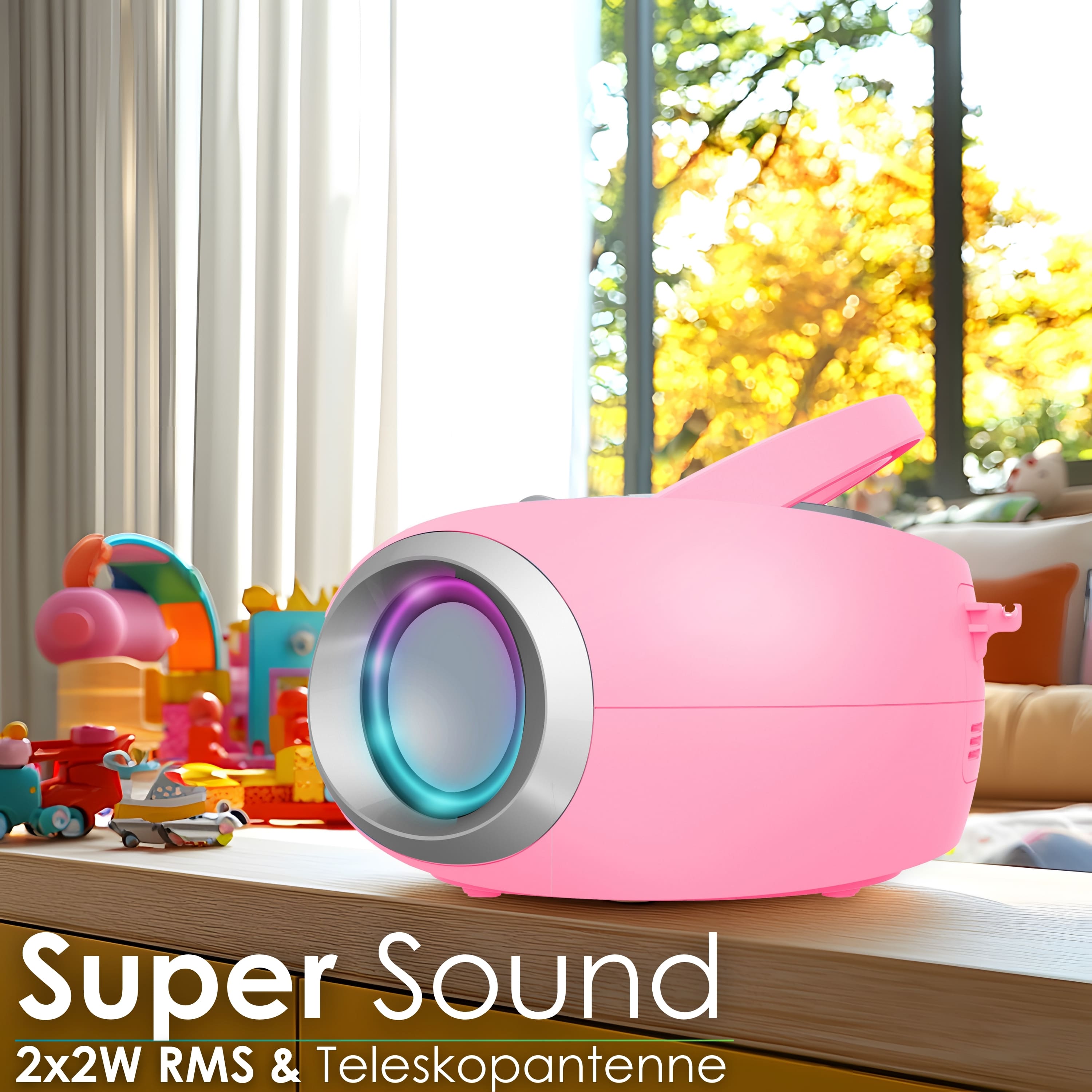 Cyberlux CL-910 CD Player Pink Cyberlux CL-910 CD Player Pink