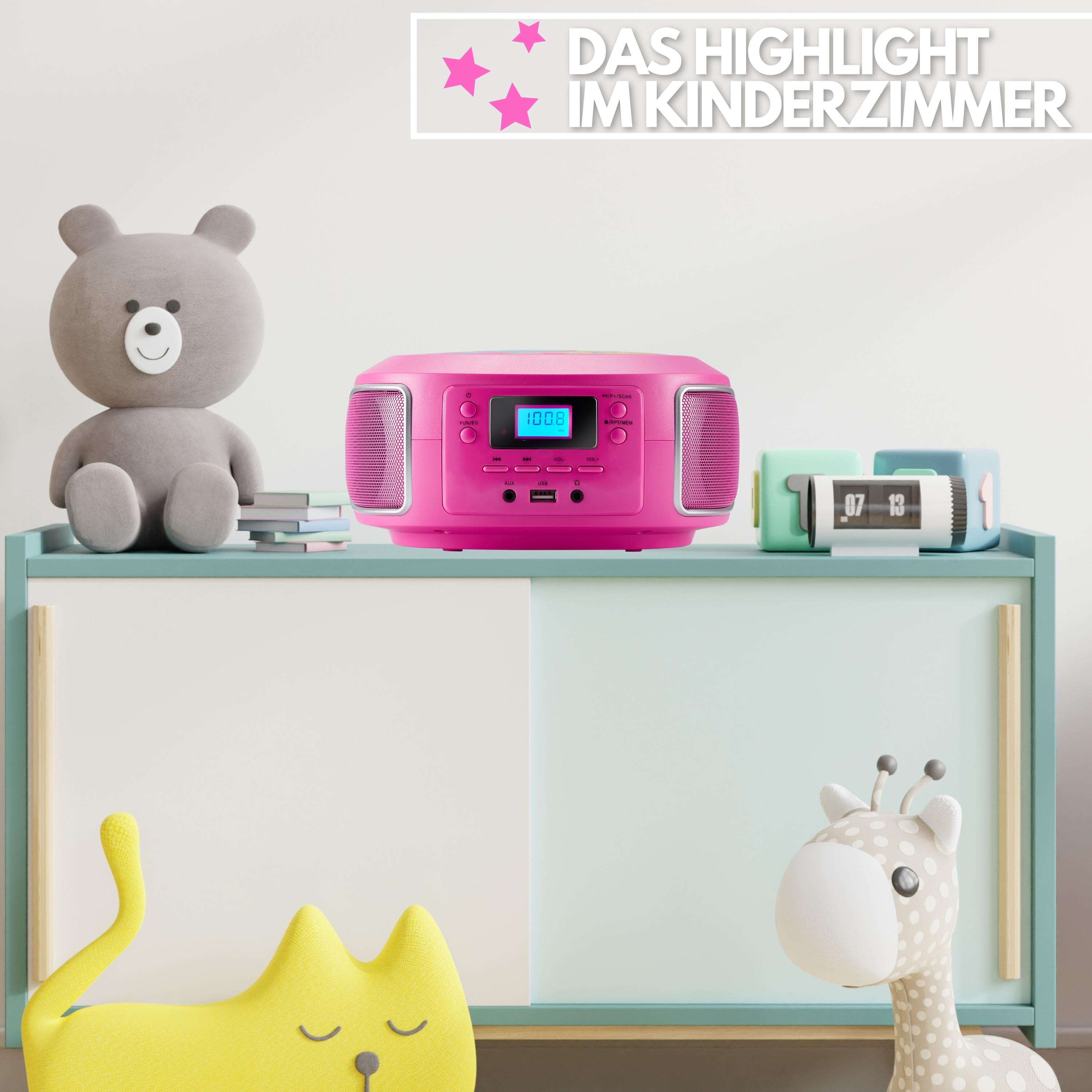 Cyberlux CL-960 CD-Player Pink Cyberlux CL-960 CD-Player Pink
