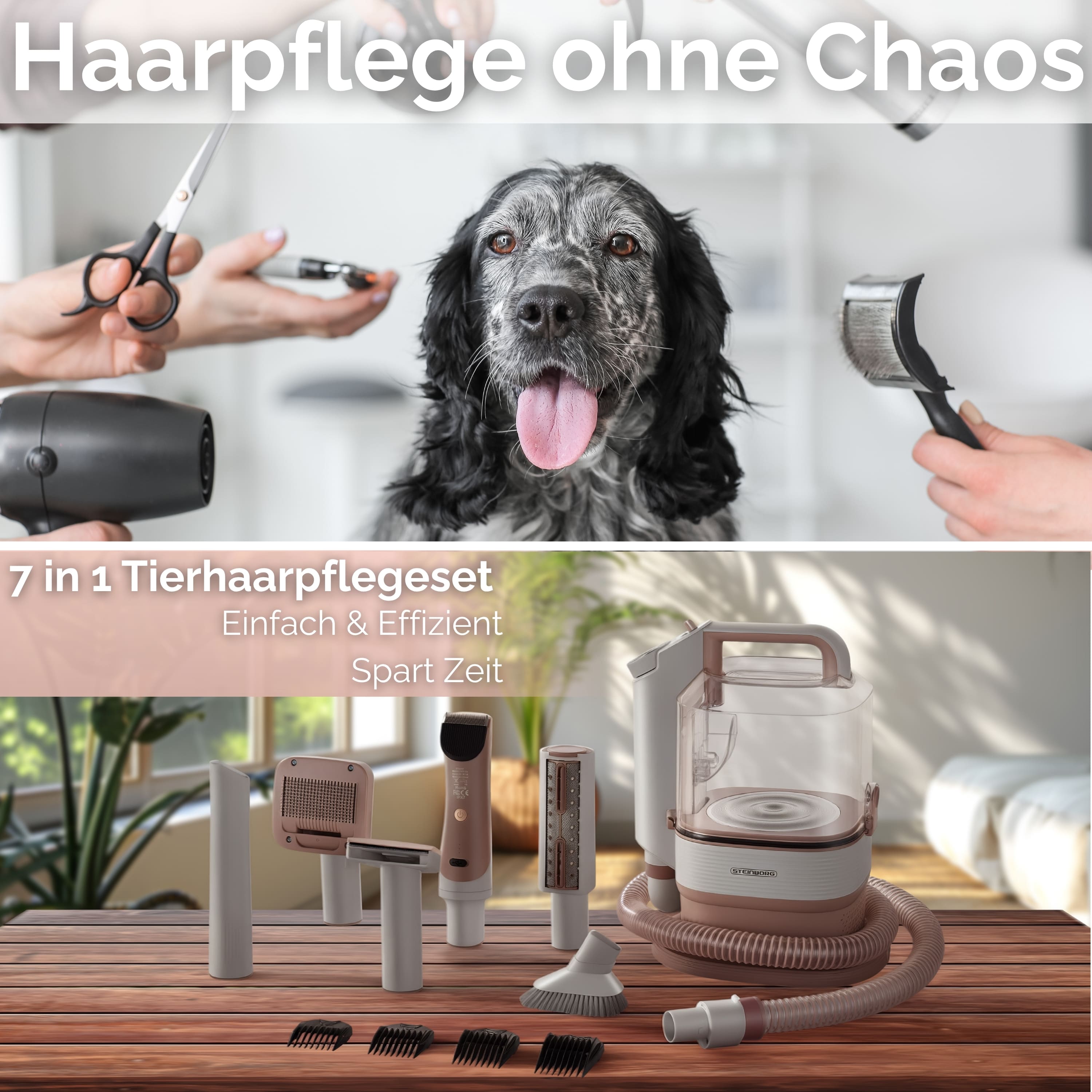 Steinborg SB-1070 Staubsauger für Haar von Haustier Steinborg SB-1070 Staubsauger für Haar von Haustier