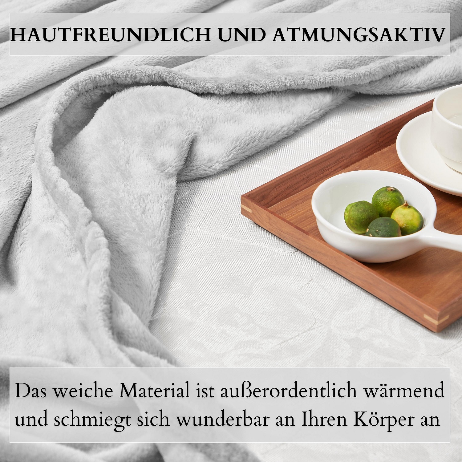 Ecosa EO-9511 Kuscheldecke 220*240cm Grau Ecosa EO-9511 Kuscheldecke 220*240cm Grau