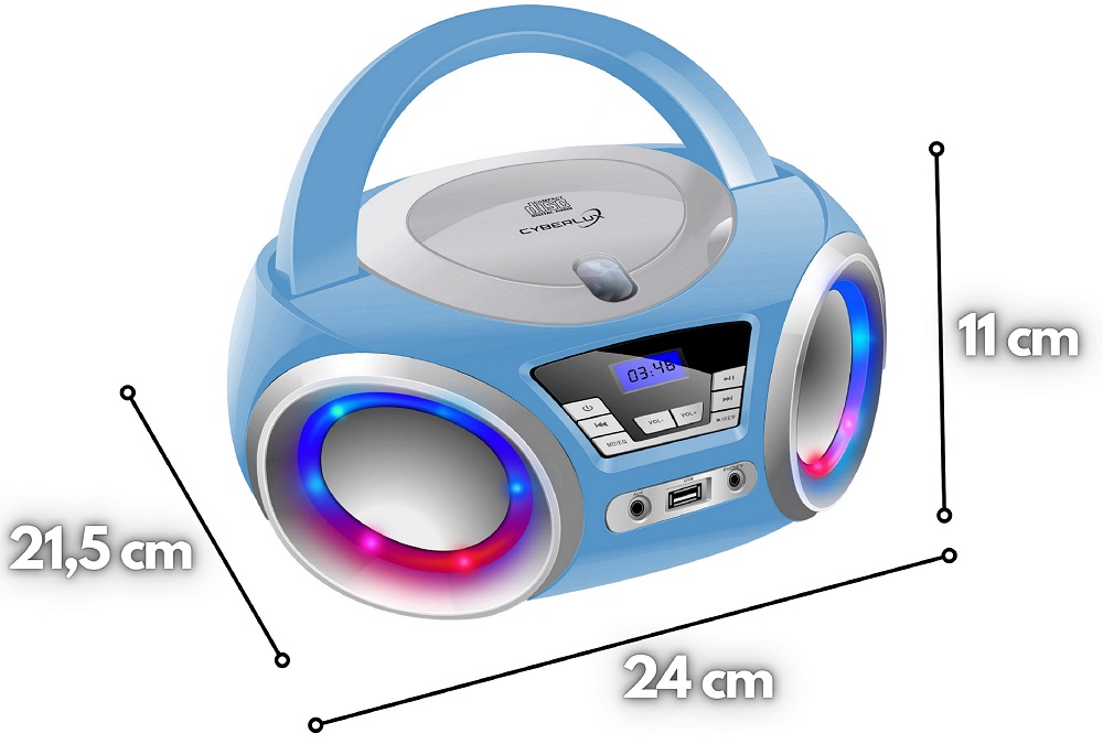 Cyberlux CL-900 CD-Player Blau Cyberlux CL-900 CD-Player Blau
