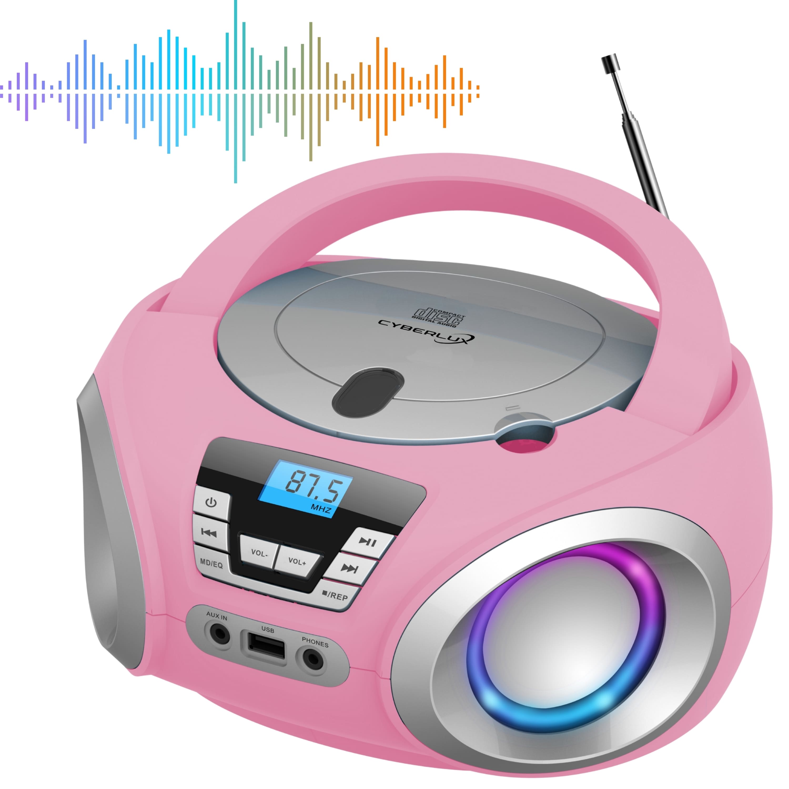 Cyberlux CL-910 CD Player Pink
