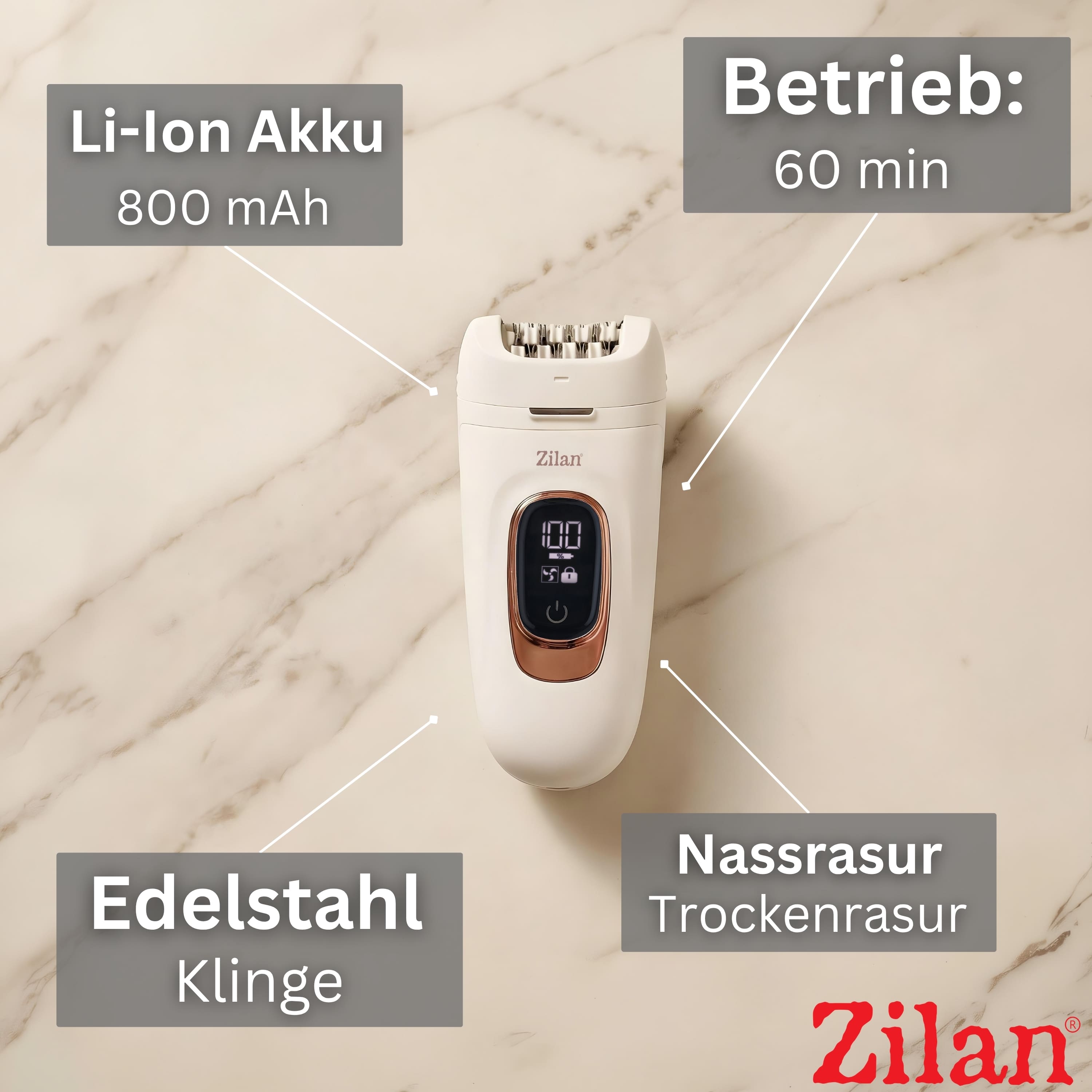 Zilan ZLN-8749 Lady Shaver