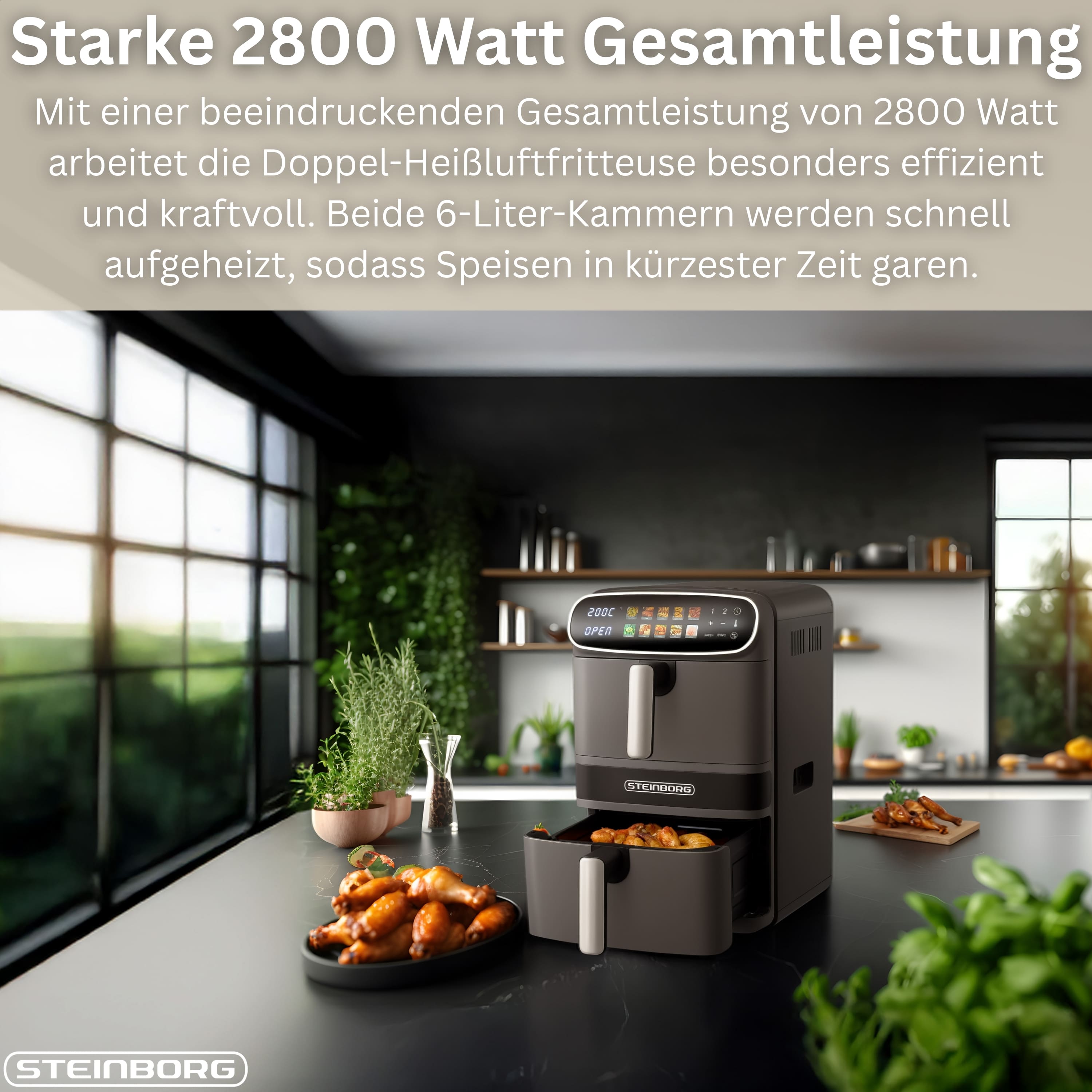 Steinborg SB-3160 Heißluftfritteuse