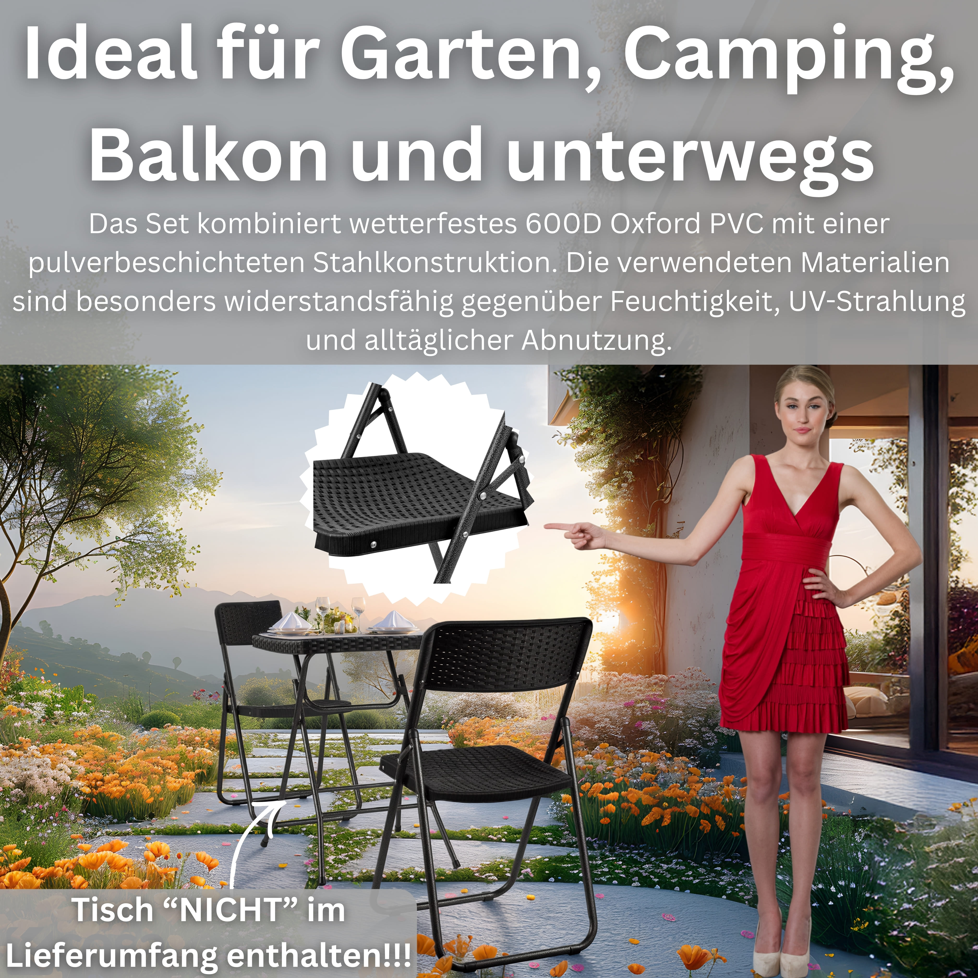 Ecosa EO-5081 Gartenstühle