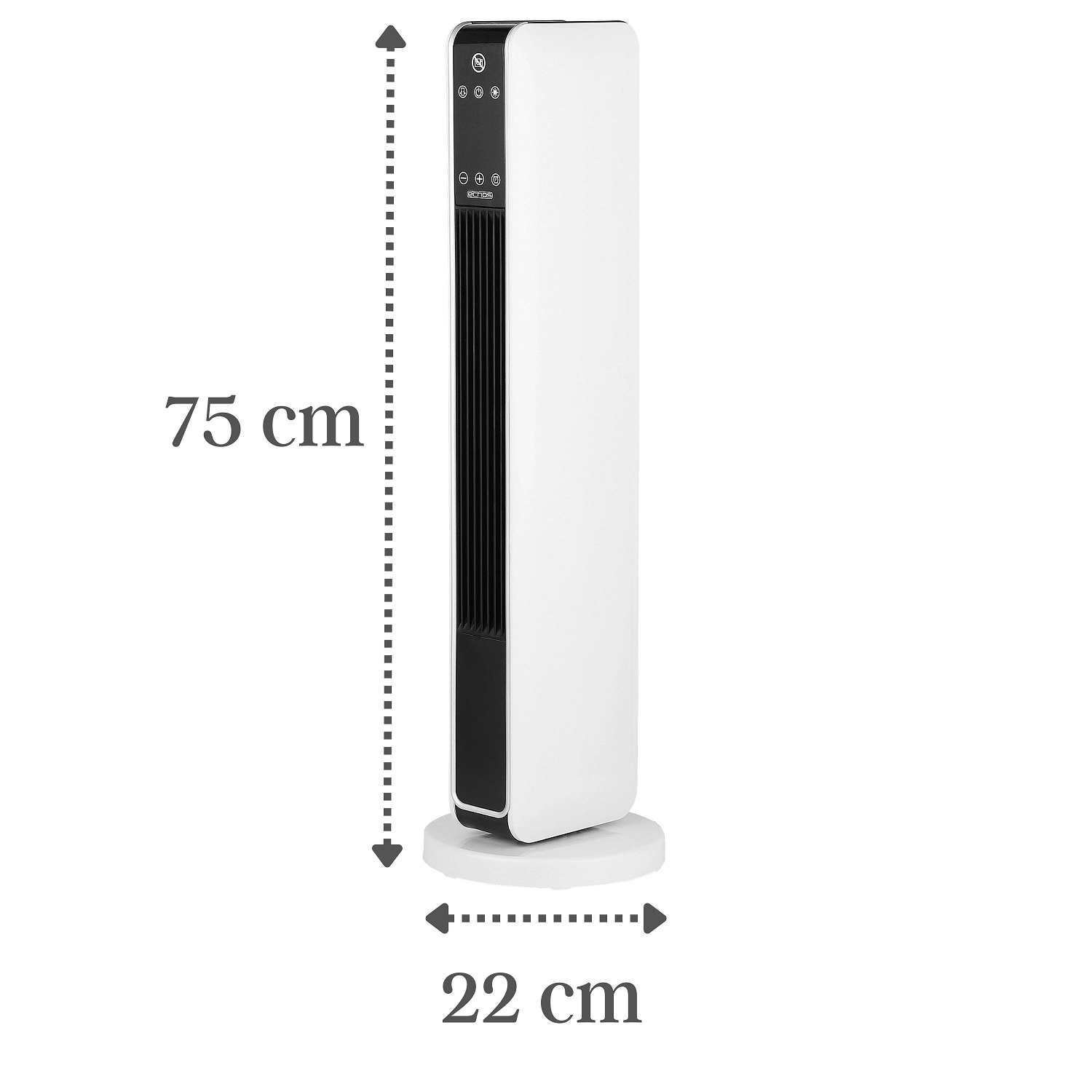 Echos Keramik Heizlüfter weiß | mit Fernbedienung | 8 h Timer Echos Keramik Heizlüfter weiß | mit Fernbedienung | 8 h Timer