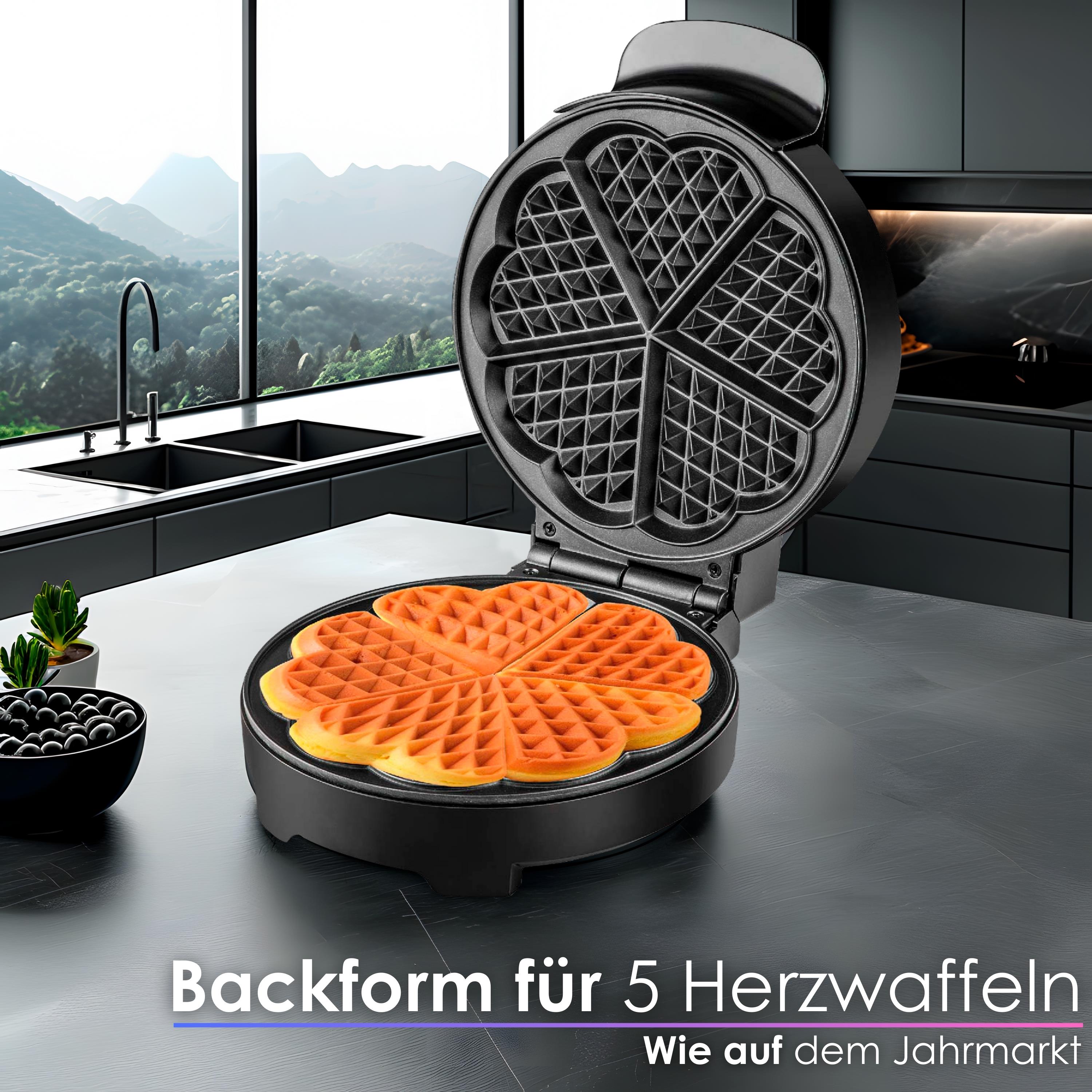Steinborg SB-2050 Waffeleisen für klassische Herzwaffeln Steinborg SB-2050 Waffeleisen für klassische Herzwaffeln