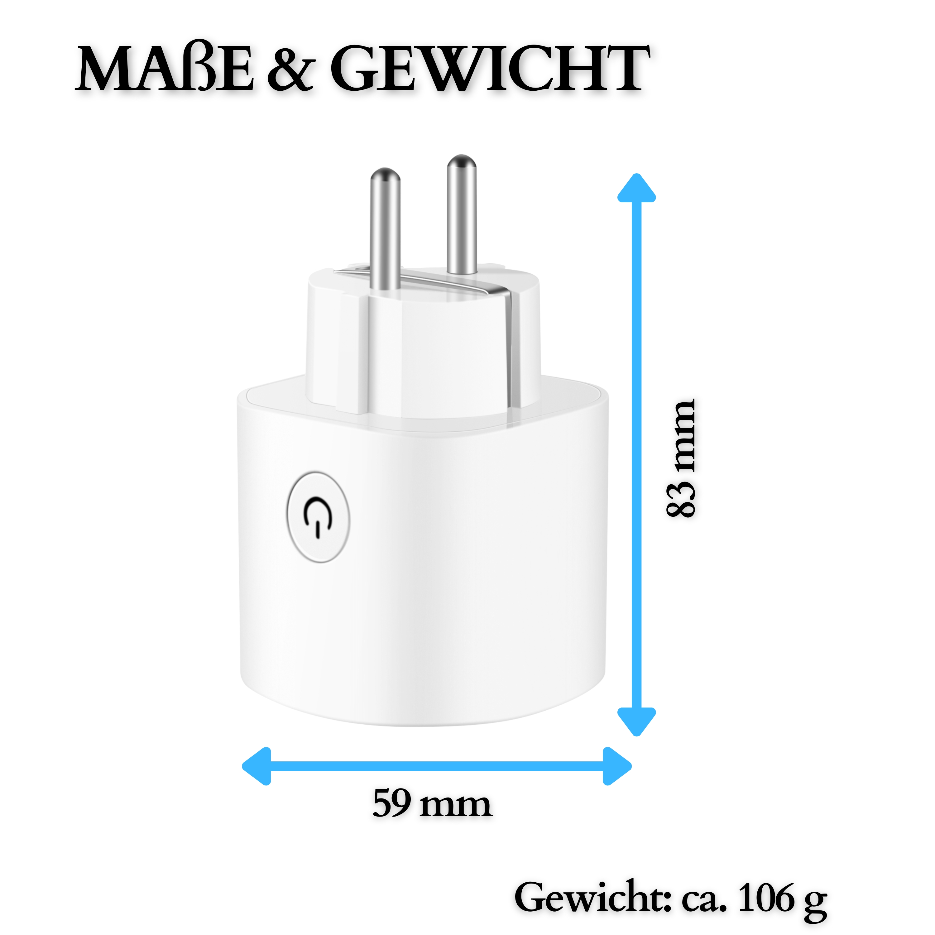 Echos Eco-4070 Wifi Steckdose 4er