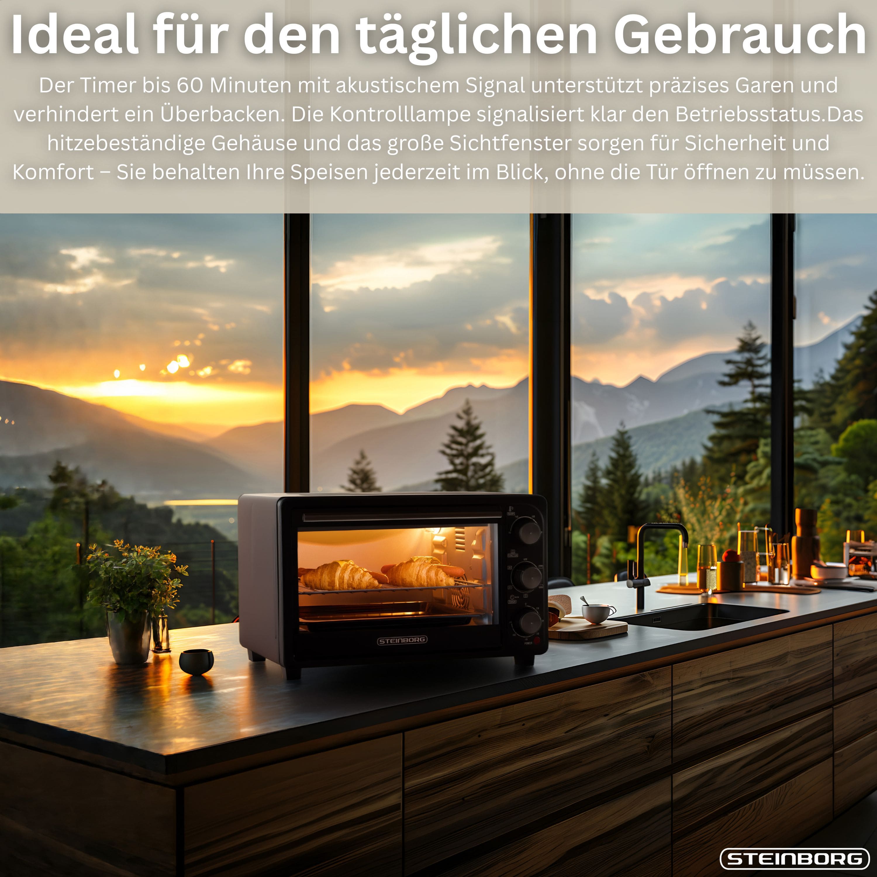 Steinborg SB-3023 Backofen 25L