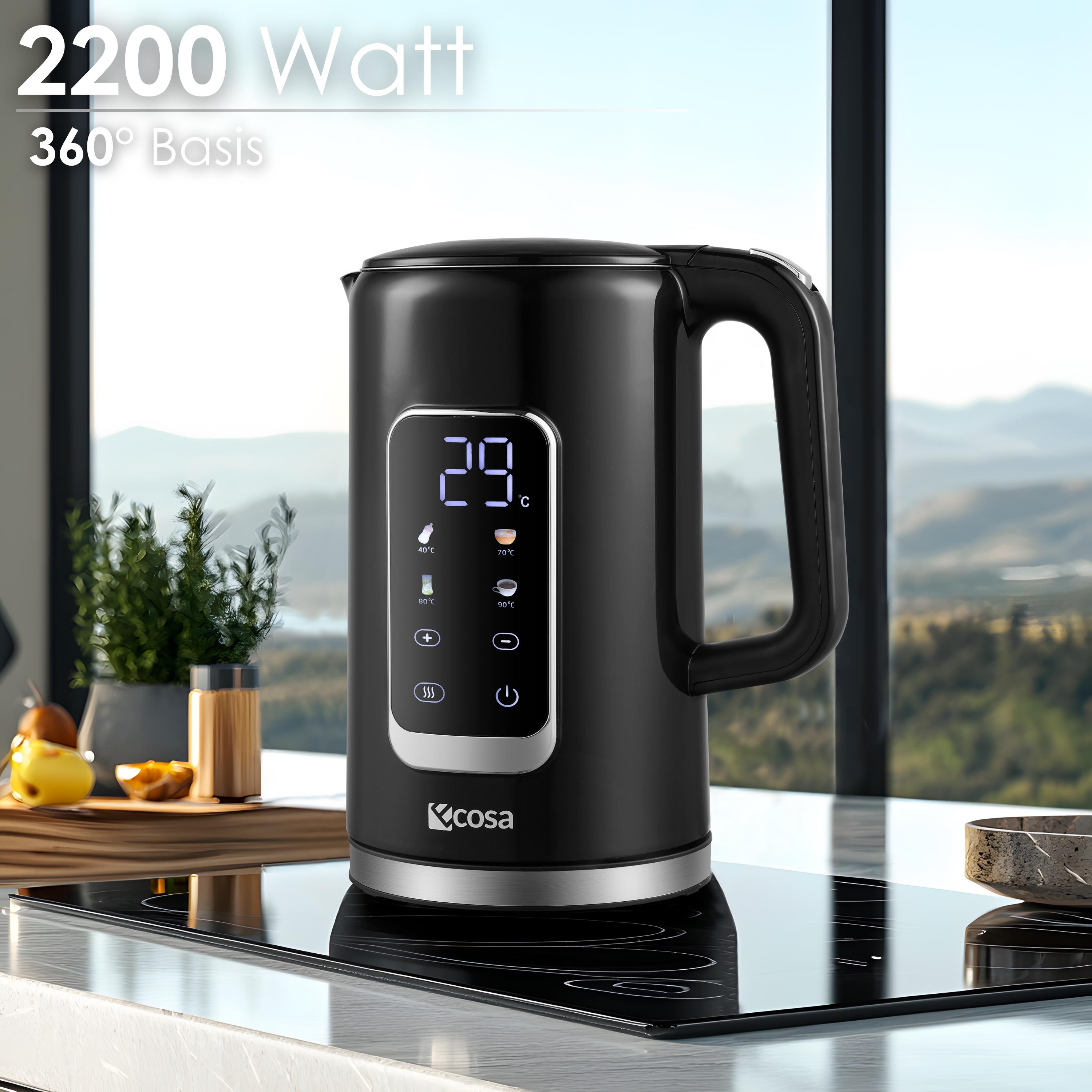 Ecosa EO-693 Wasserkocher Schwarz