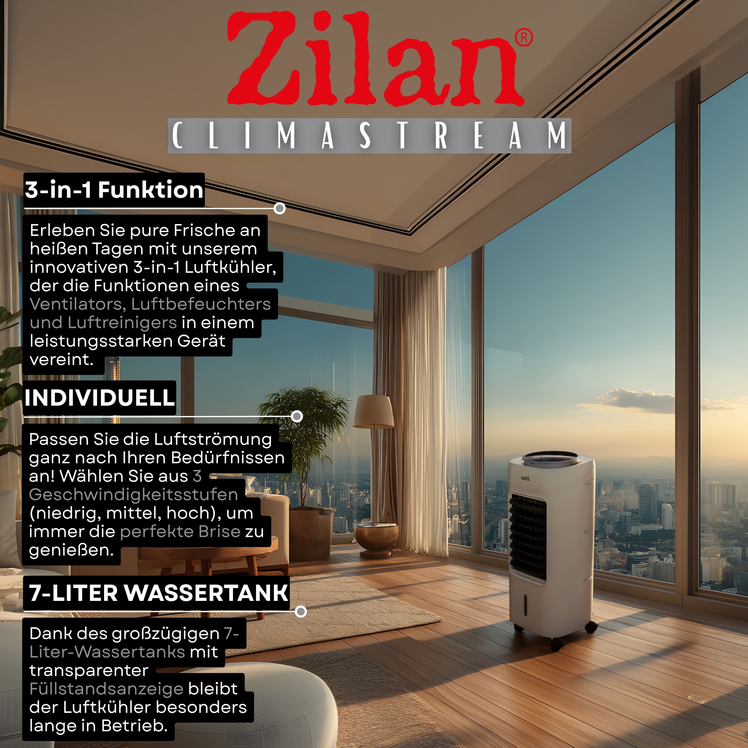 Zilan ZLN-1314 3in1 Aircooler