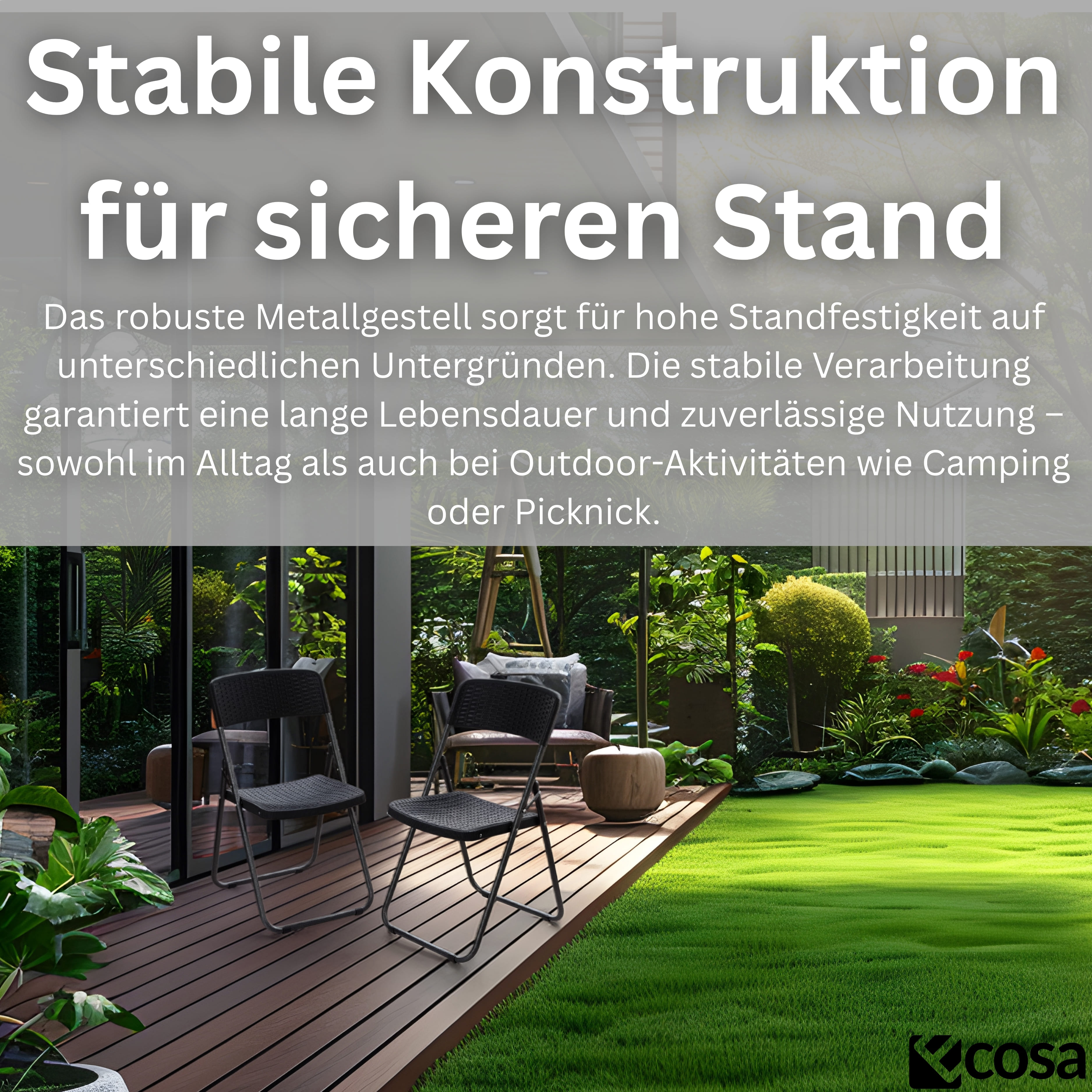 Ecosa EO-5081 Gartenstühle