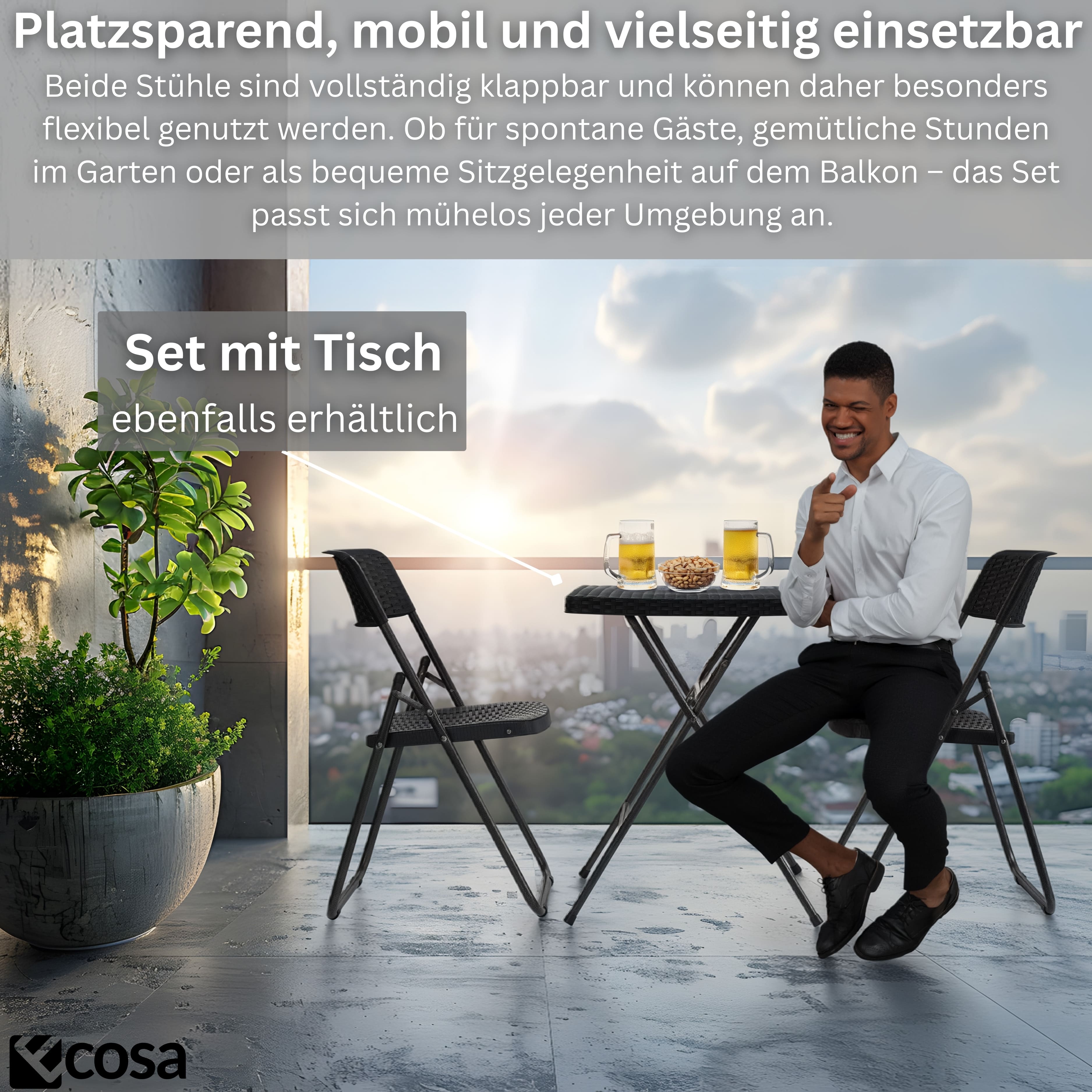 Ecosa EO-5081 Gartenstühle