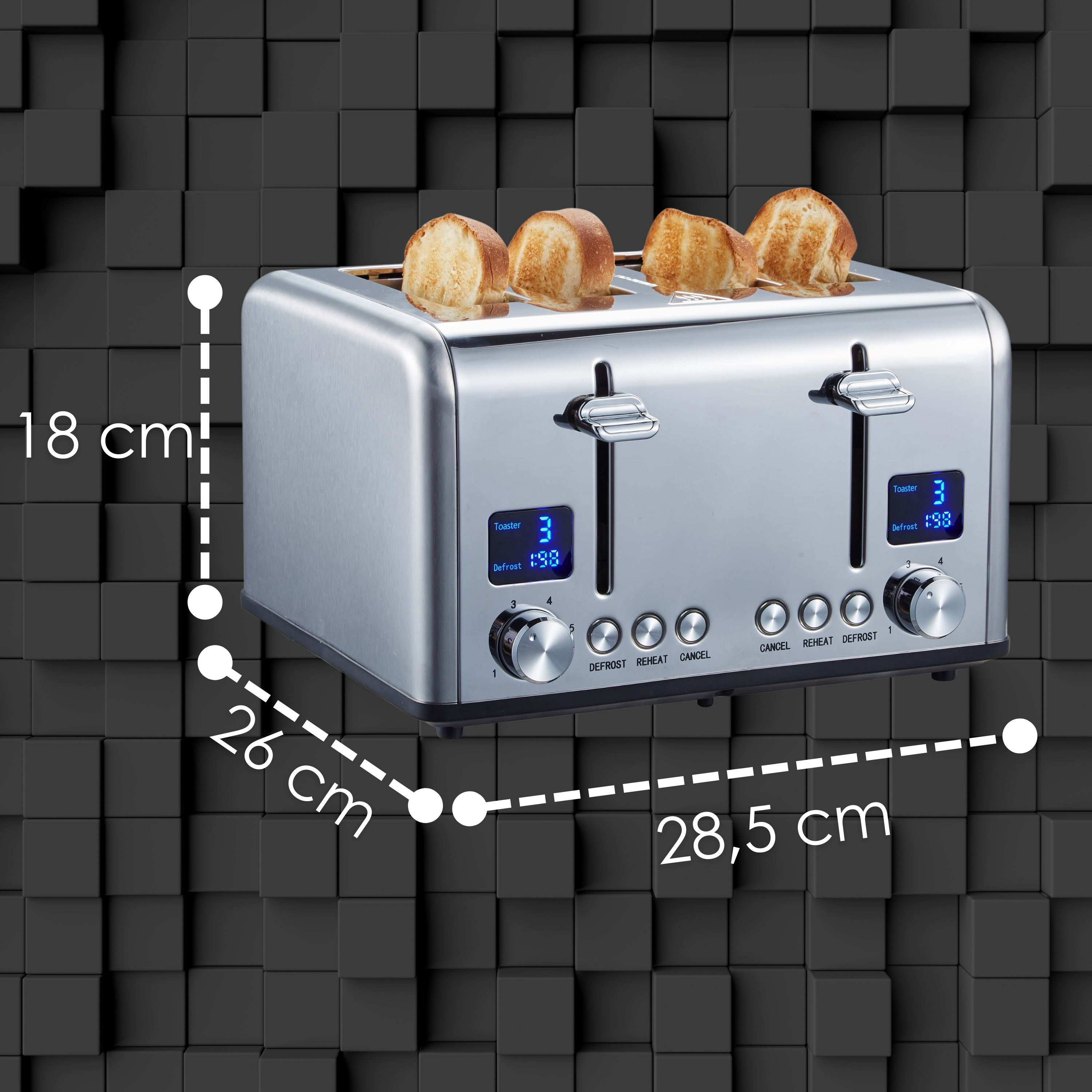 Steinborg SB-2080 Toaster 4 Scheiben
