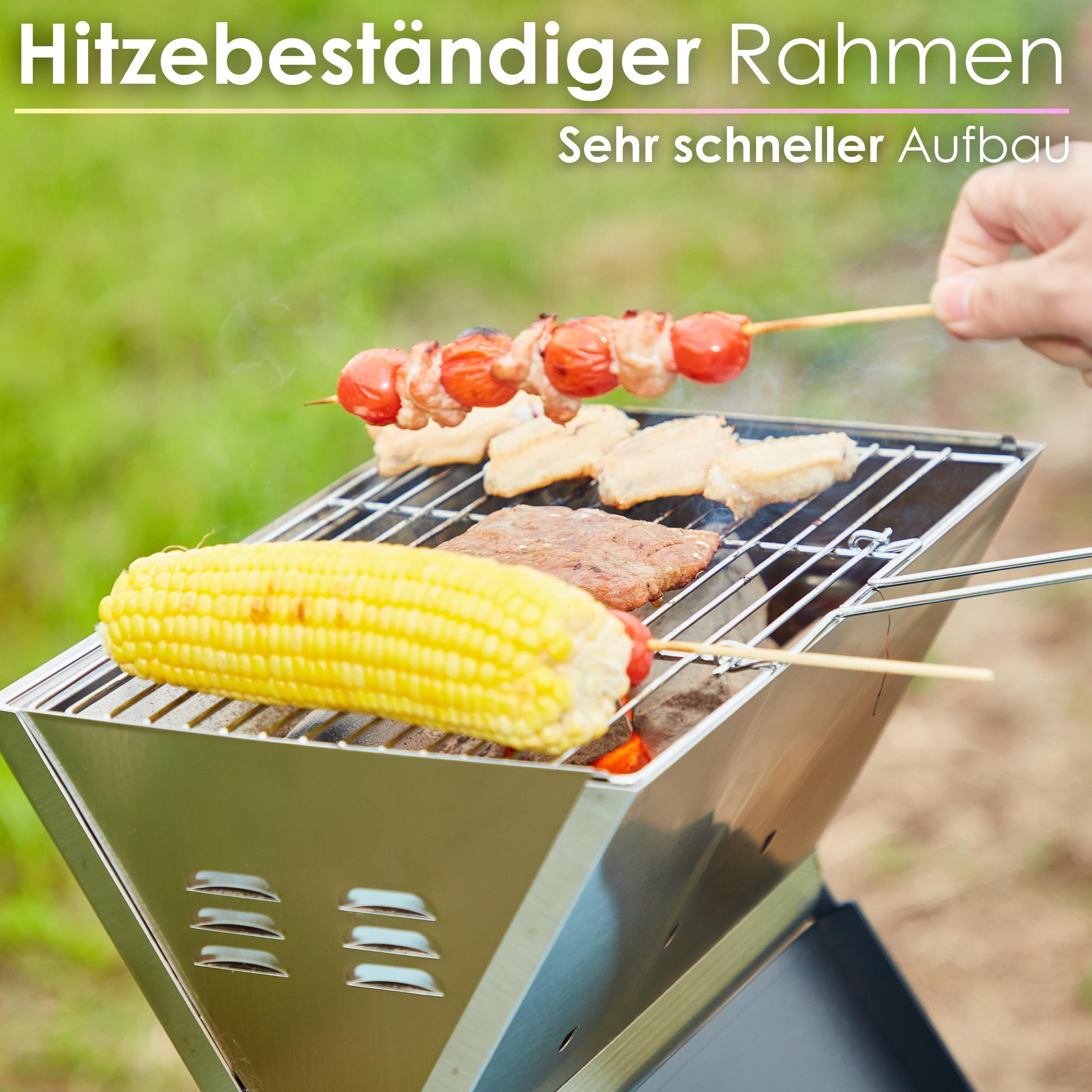 Steinborg SB-8160 Klappgrill Schwarz Steinborg SB-8160 Klappgrill Schwarz