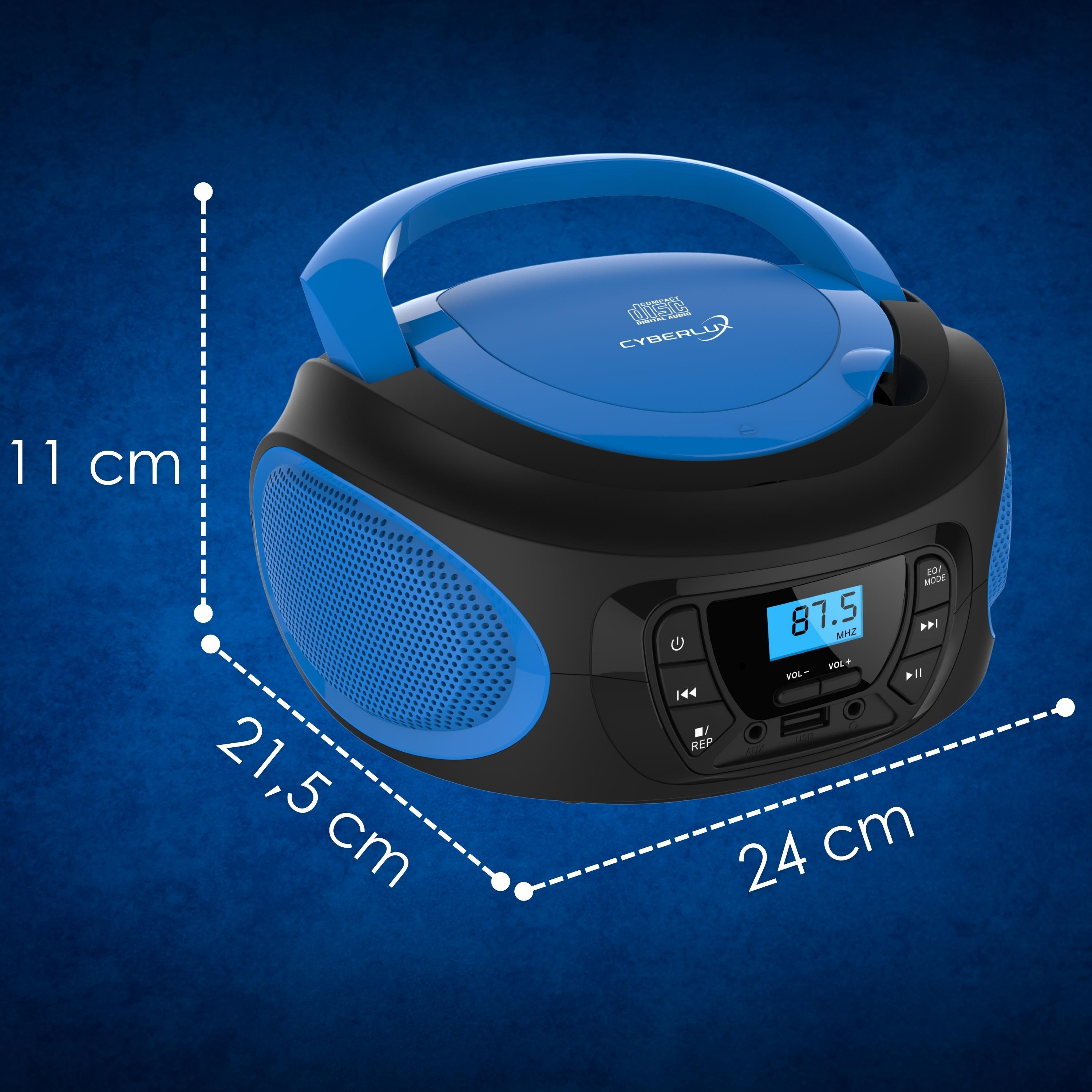 Cyberlux CL-610 CD-Player Blau Cyberlux CL-610 CD-Player Blau