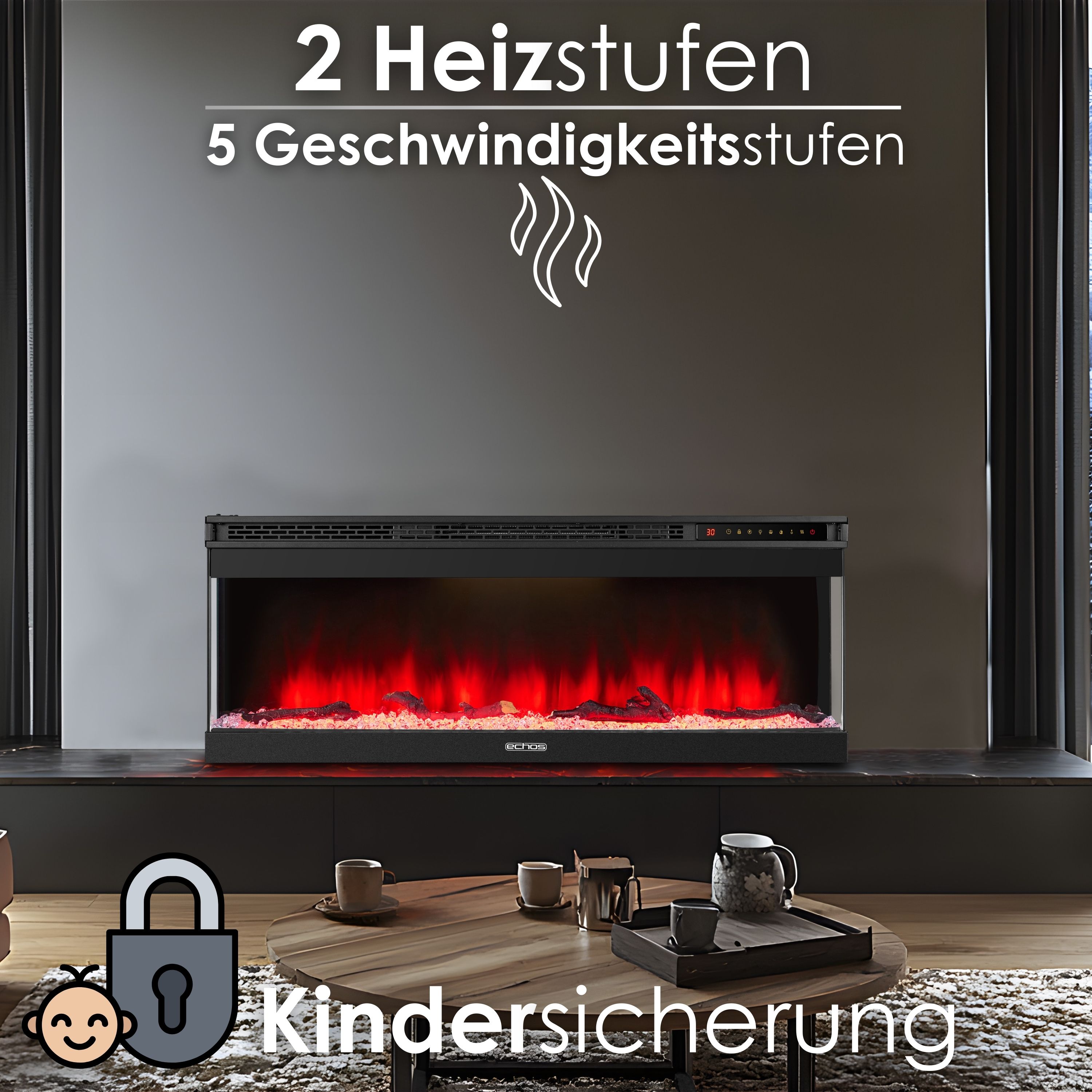 Echos Eco-3510 Elektrokamin