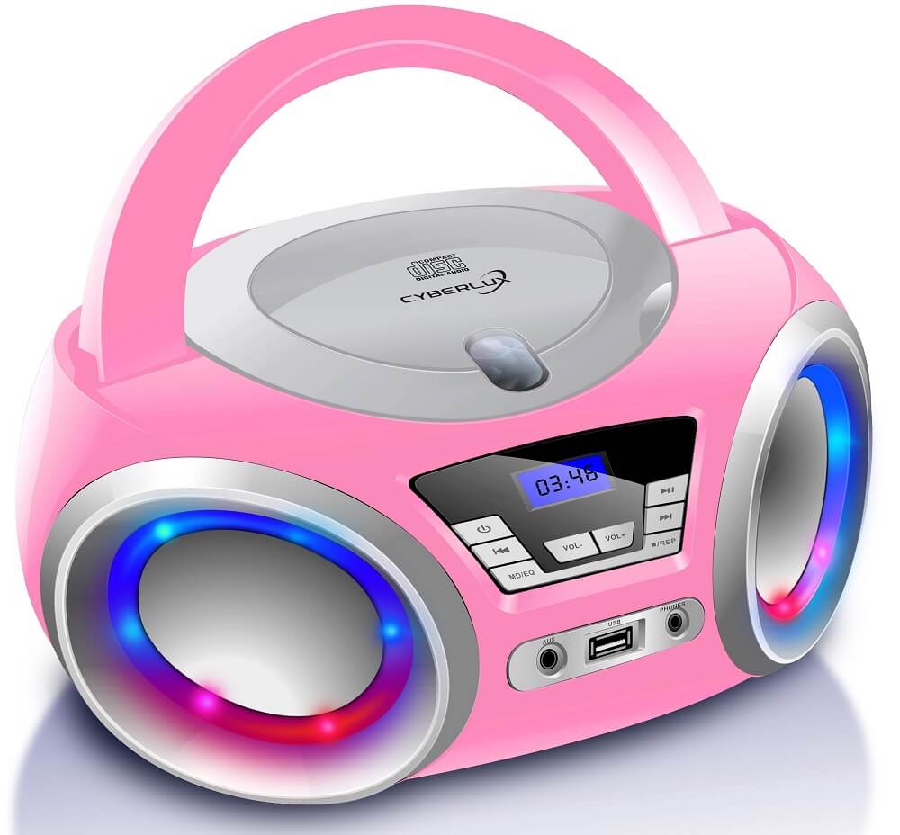 Cyberlux CL-910 CD Player Pink