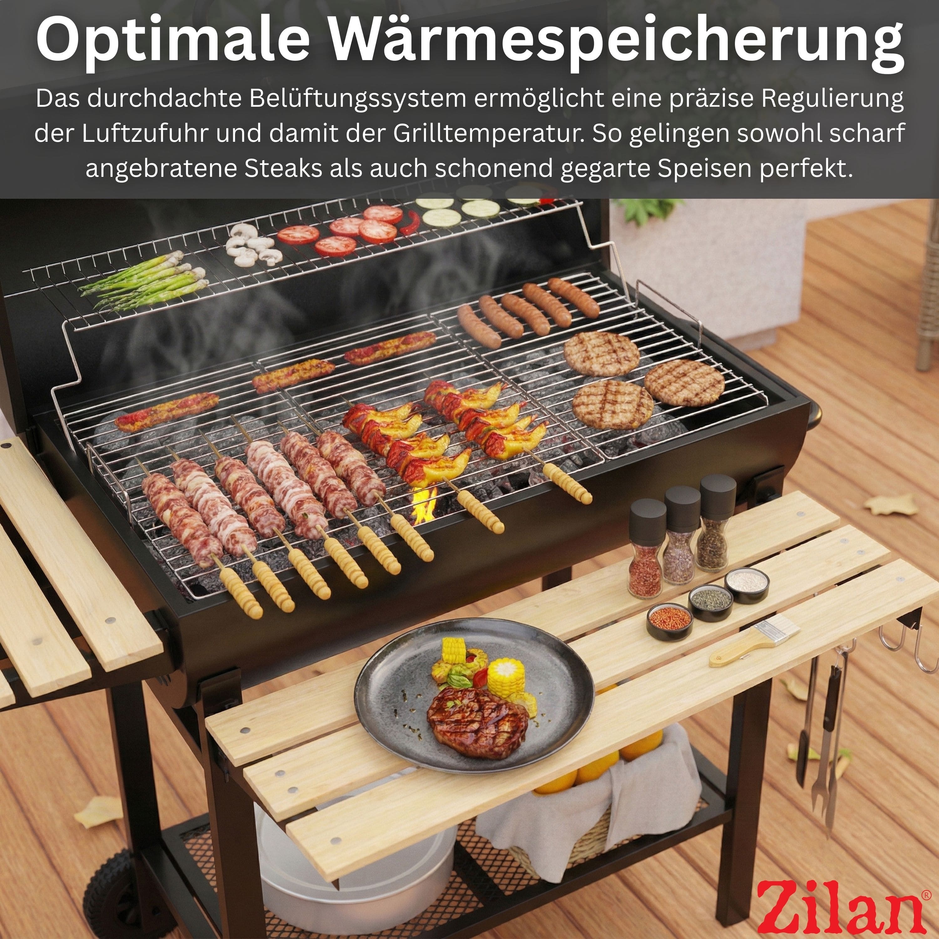 Zilan ZLN-3594 Holzkohlegrill