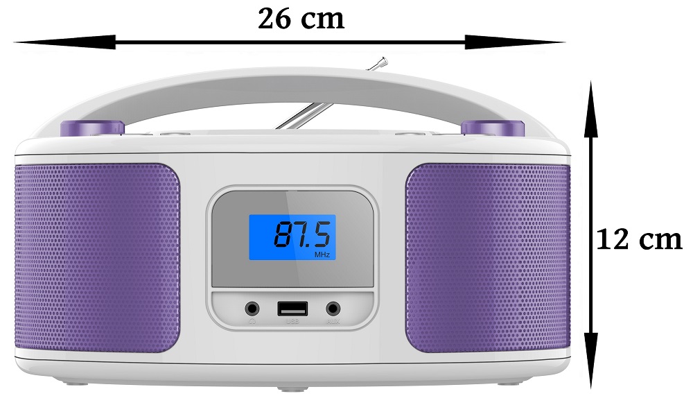 Cyberlux CL-320 CD-Player Lila Cyberlux CL-320 CD-Player Lila