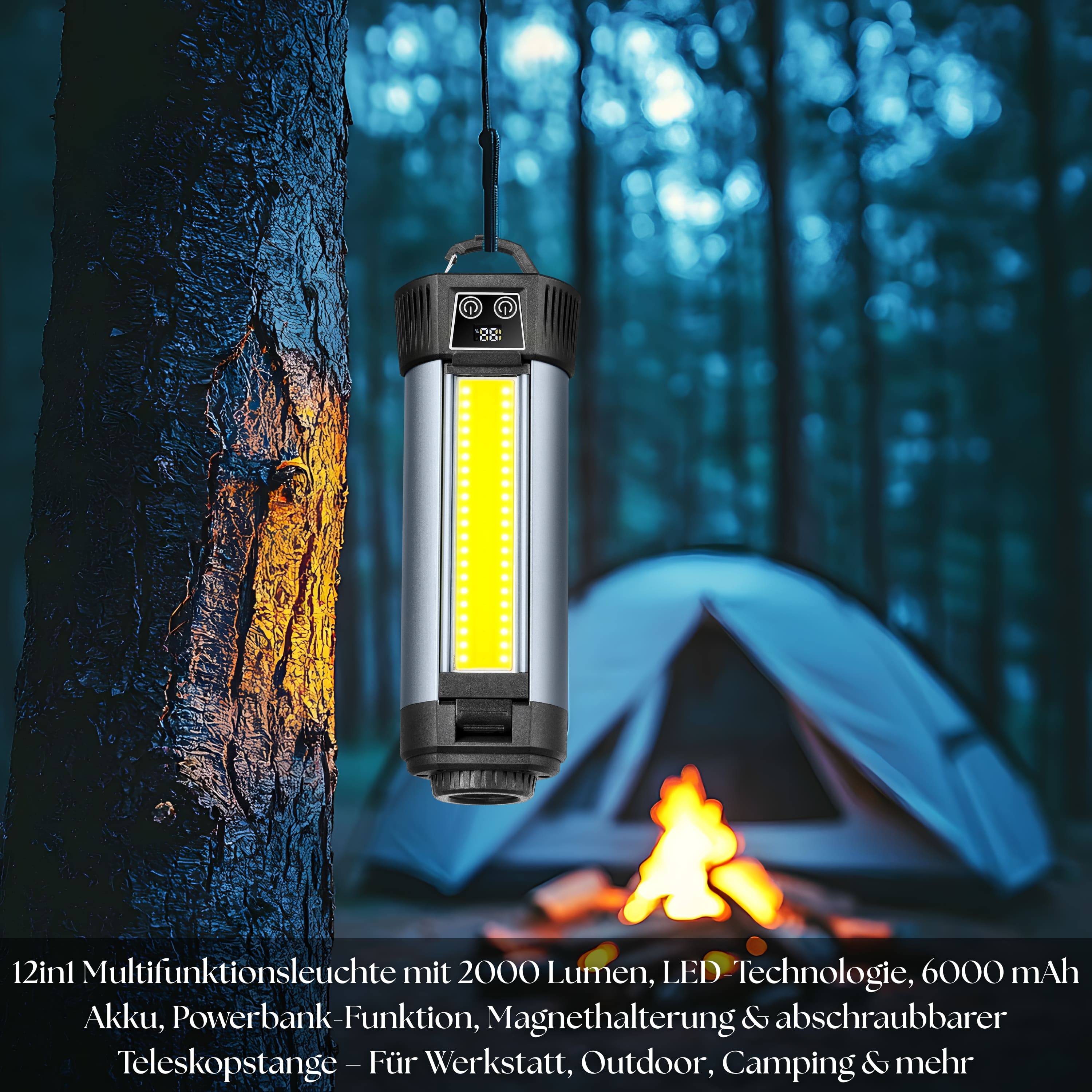 Steinborg SB-8200 12in1 Multfunktionsleuchte