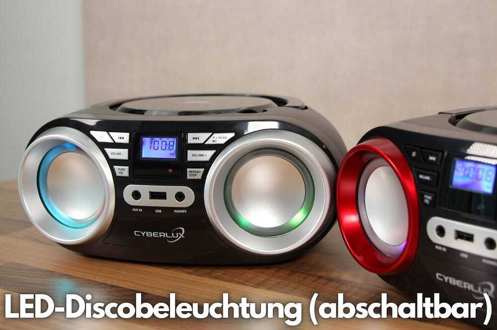 Cyberlux CL-800 CD-Player Schwarz/Silber Cyberlux CL-800 CD-Player Schwarz/Silber