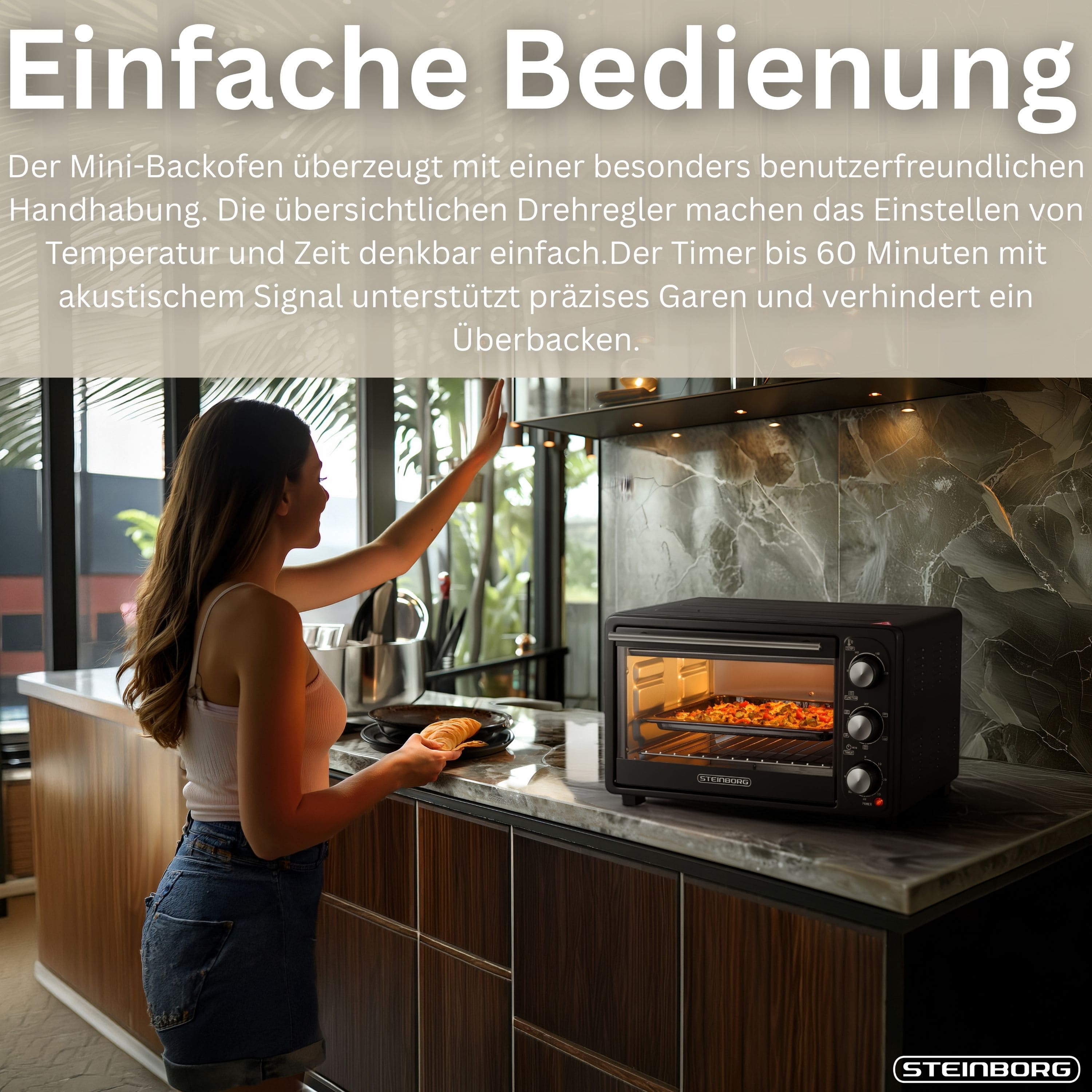 Steinborg SB-3023 Backofen 25L