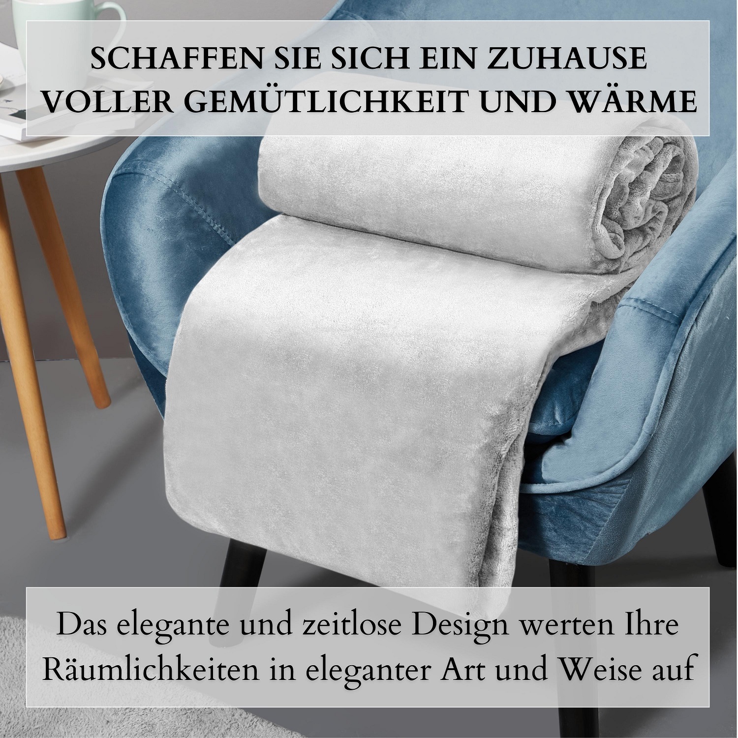 Ecosa EO-9511 Kuscheldecke 220*240cm Grau Ecosa EO-9511 Kuscheldecke 220*240cm Grau