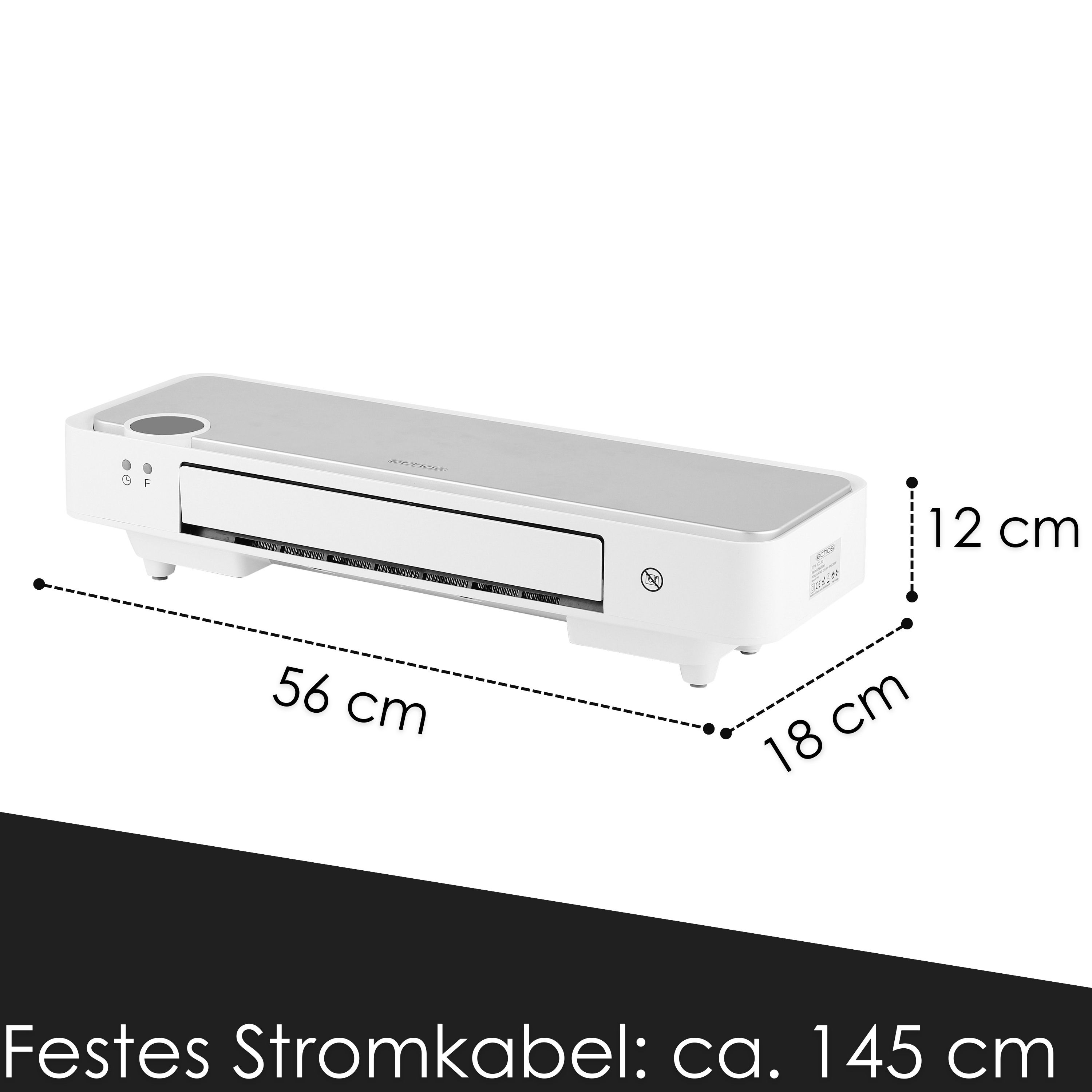 Echos Eco-355 Keramik Heizlüfter Echos Eco-355 Keramik Heizlüfter
