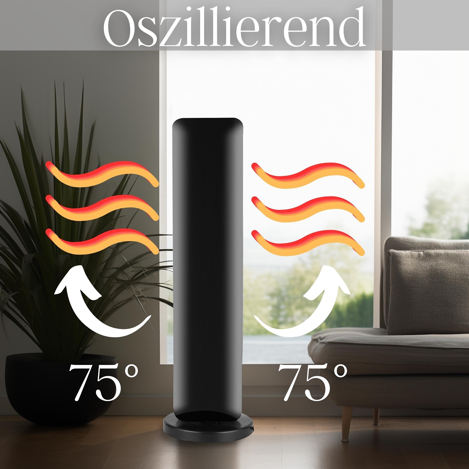 Echos Eco-353 Keramik Heizlüfter