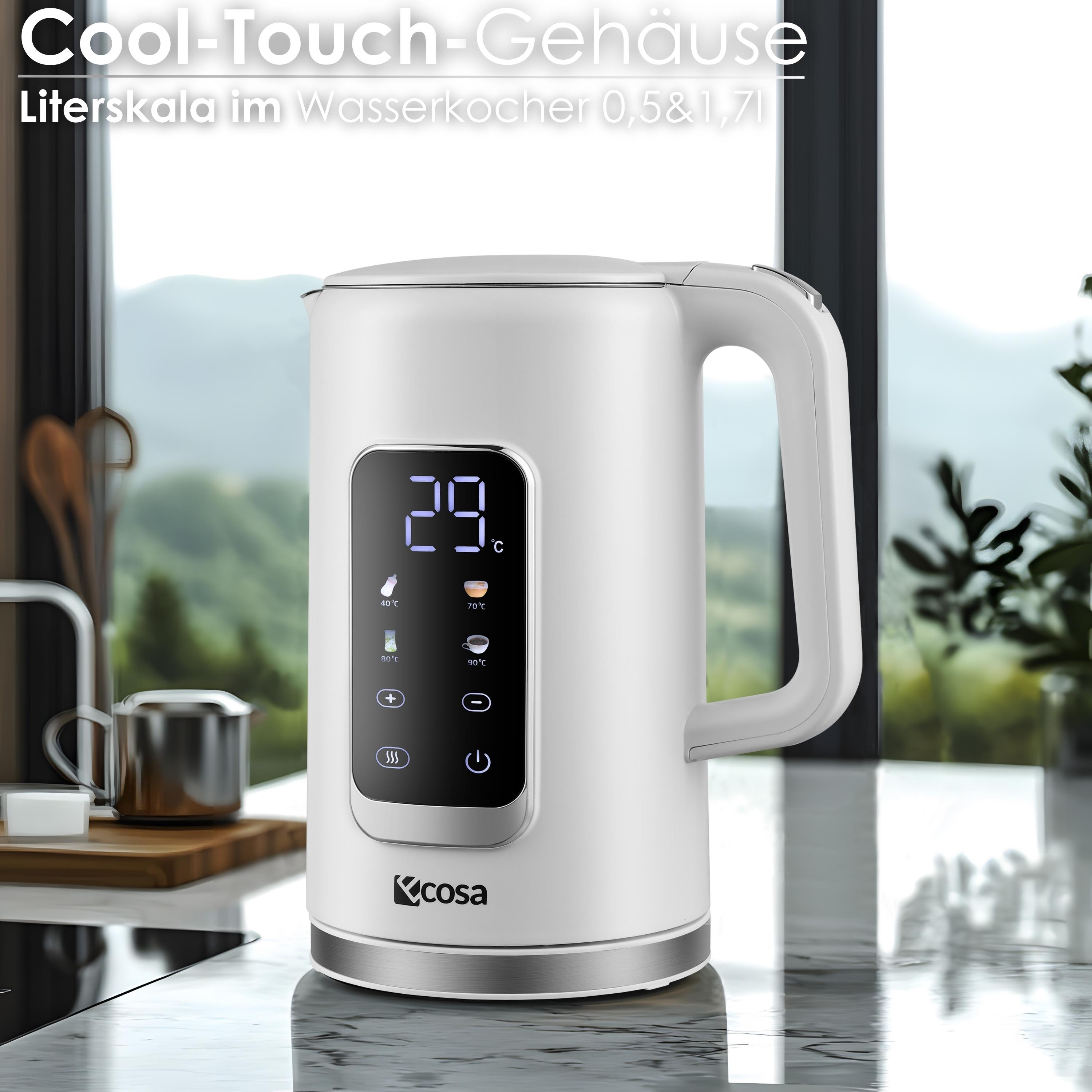 Ecosa EO-691 Wasserkocher Weiß Ecosa EO-691 Wasserkocher Weiß