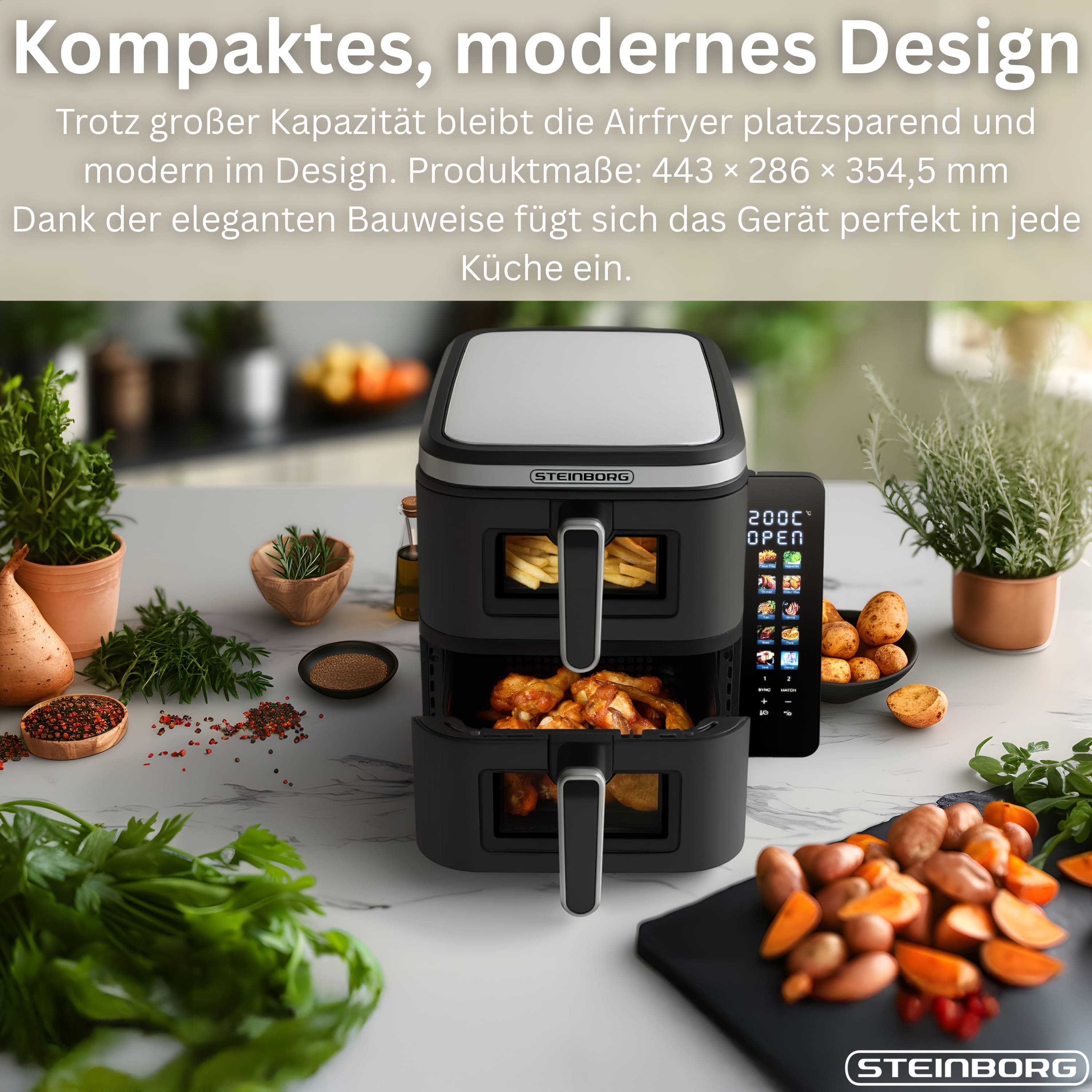 Steinborg SB-3162 Heißluftfritteuse