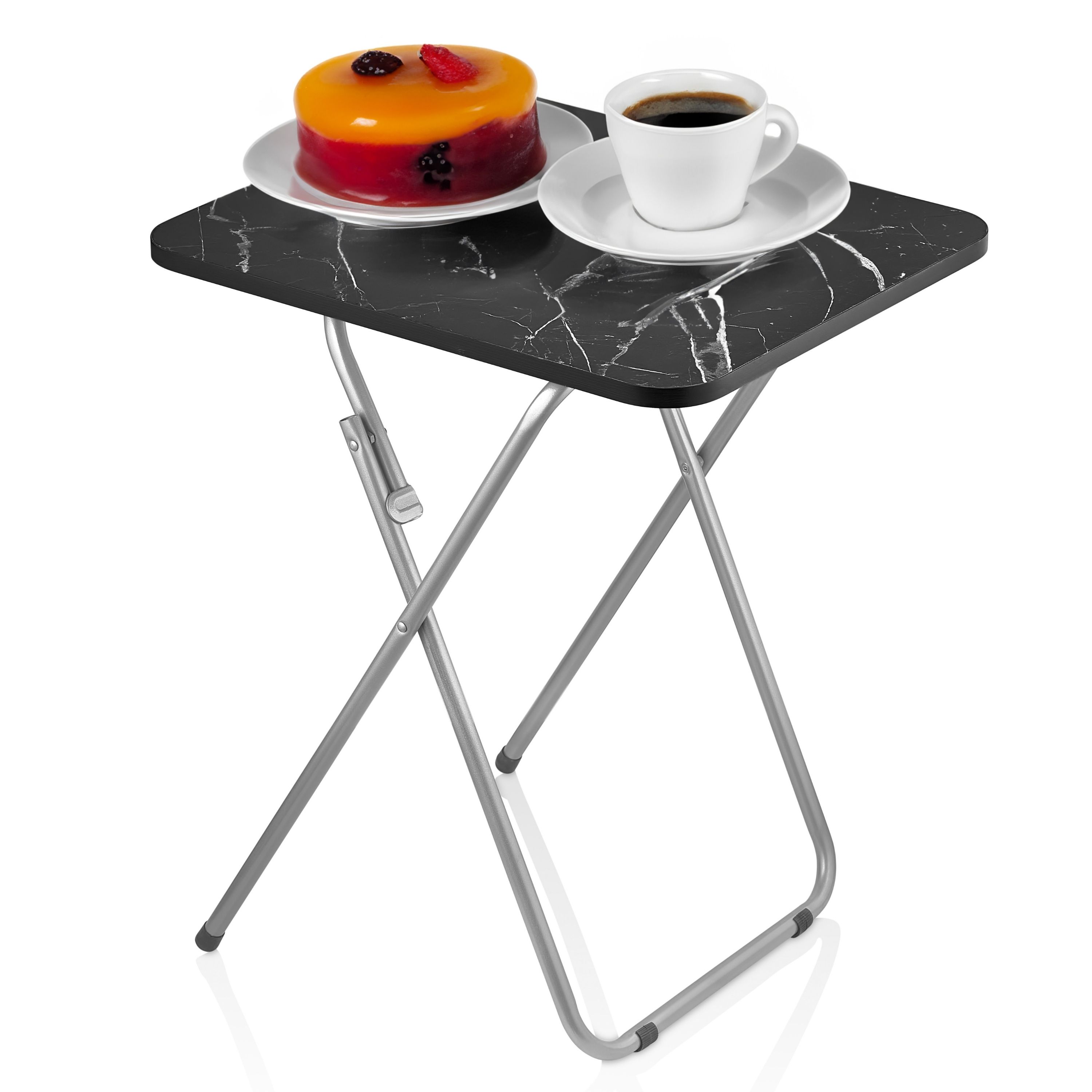 Zilan Faltbarer Tisch Klein Klapptisch stabil Dekortisch Campingtisch Zilan Faltbarer Tisch Klein Klapptisch stabil Dekortisch Campingtisch