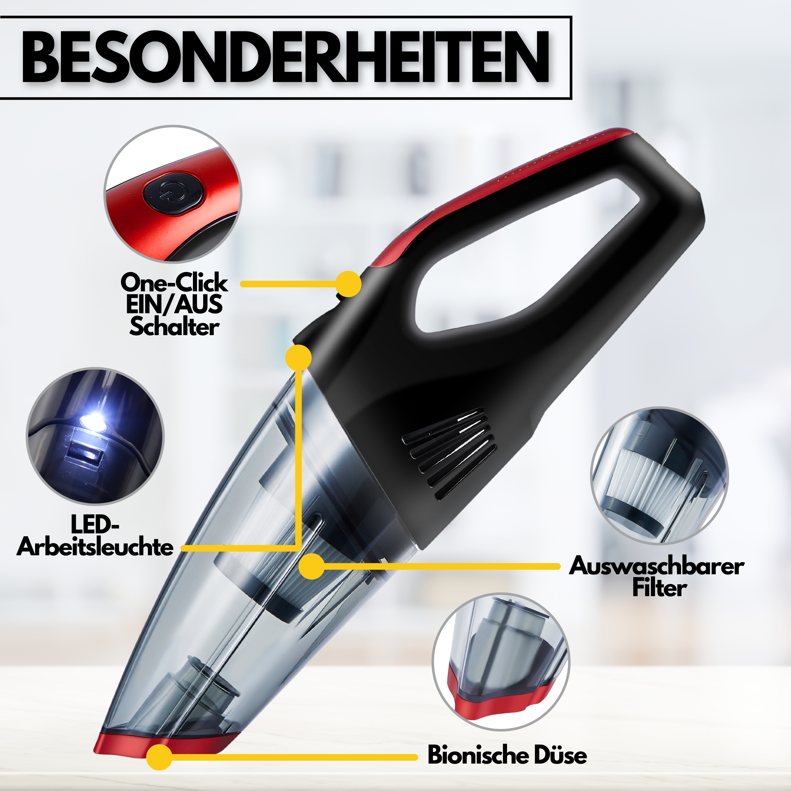 Steinborg SB-1030 Akku-Handstaubsauger