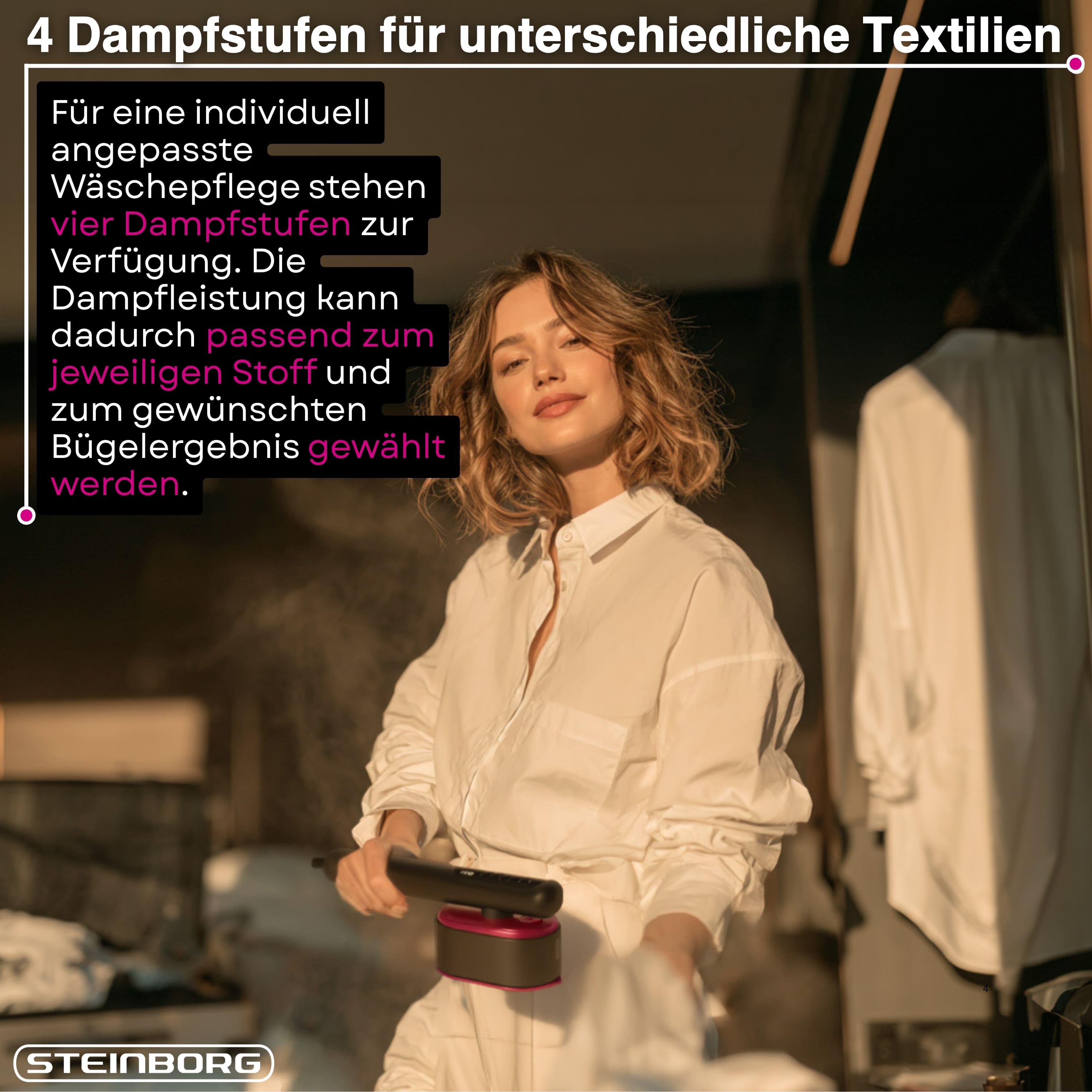 Steinborg SB-1080 Vertikales Dampfbügeleisen