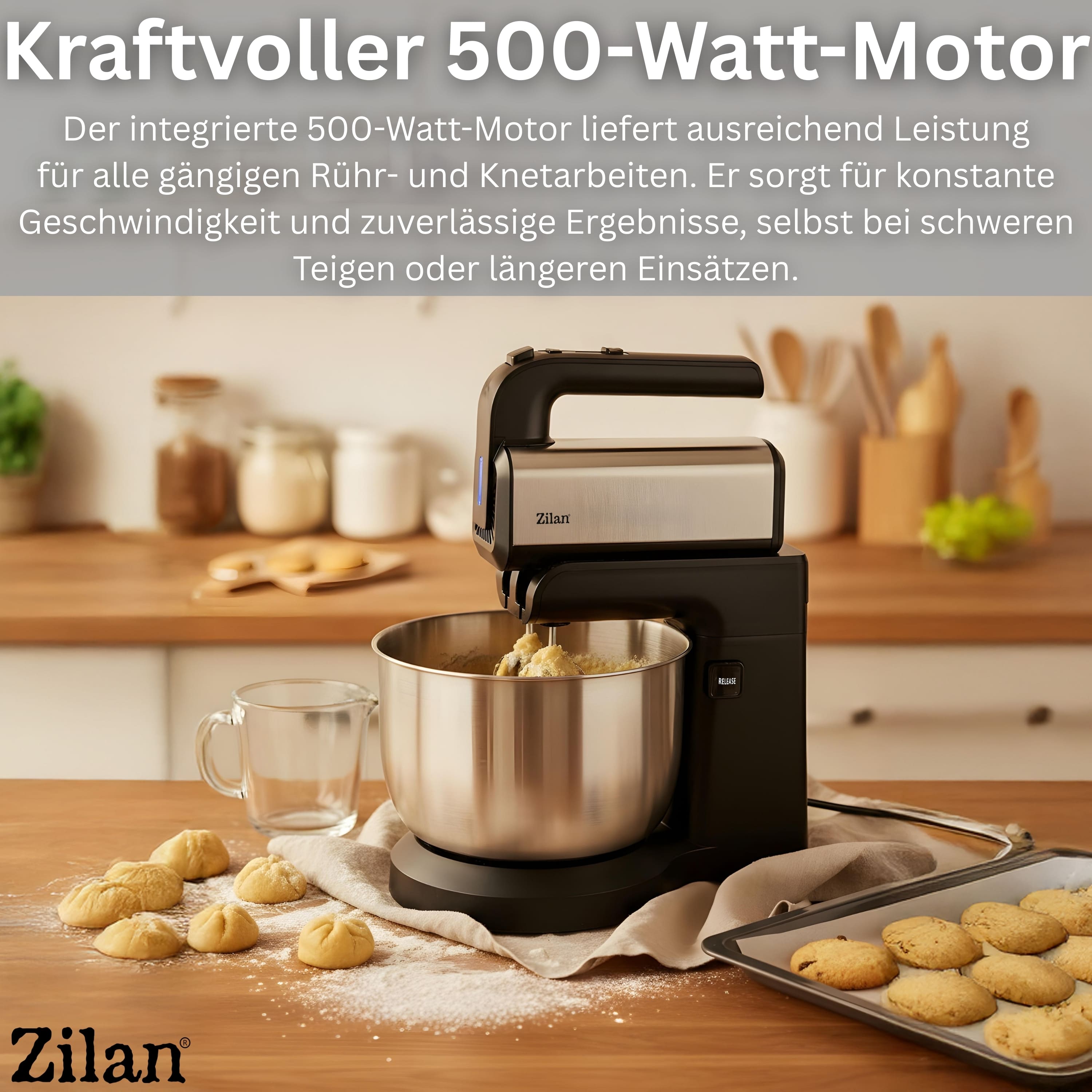 Zilan ZLN-2952 Handmixer mit Schüssel
