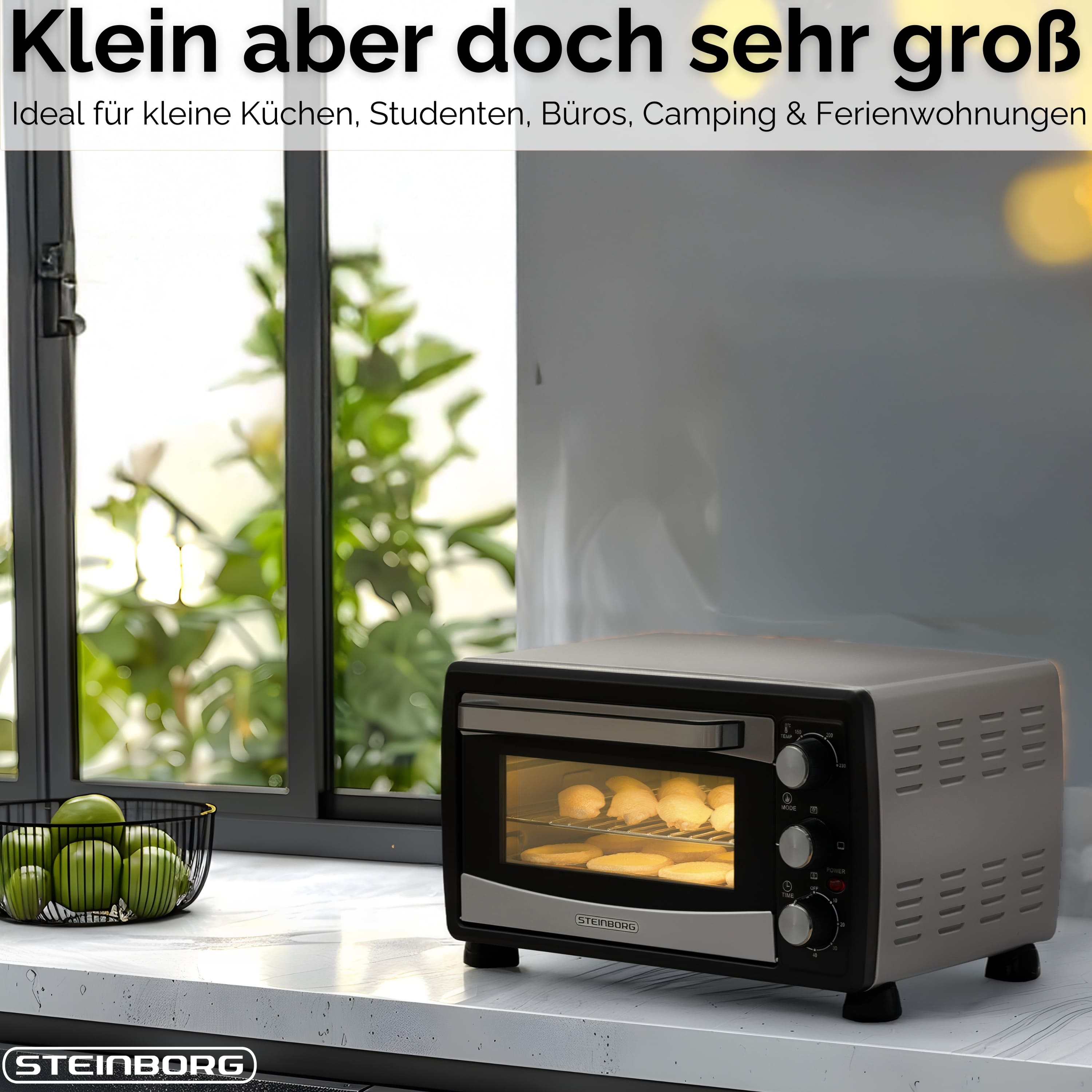 Steinborg SB-3007 Backofen 20 Liter