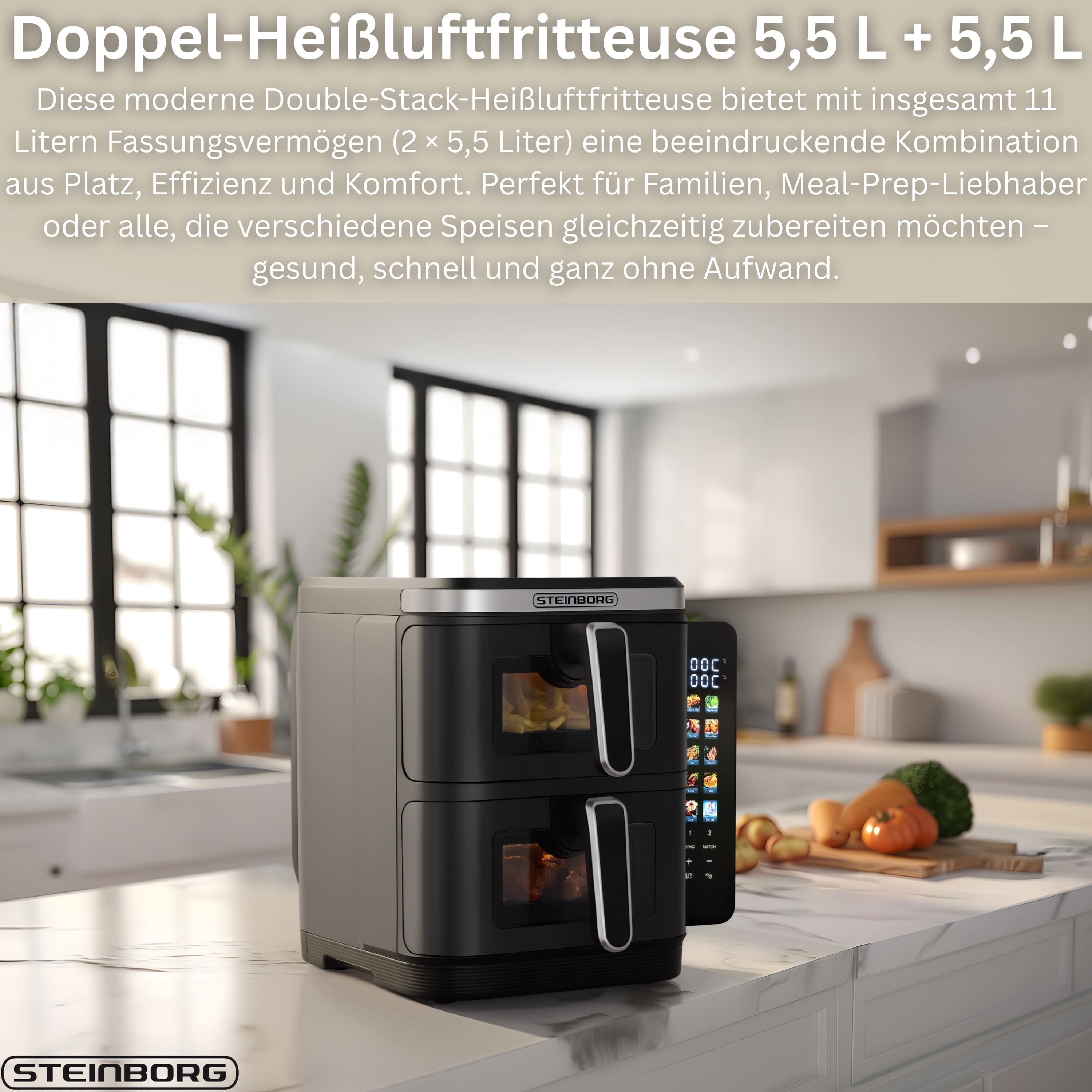 Steinborg SB-3162 Heißluftfritteuse