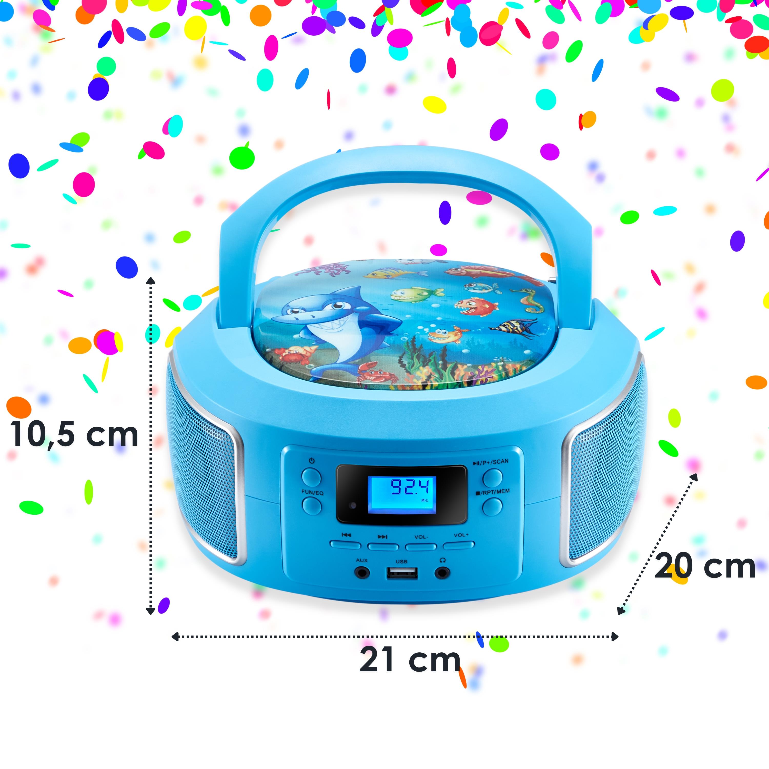 Cyberlux CL-930 CD-Player Blau