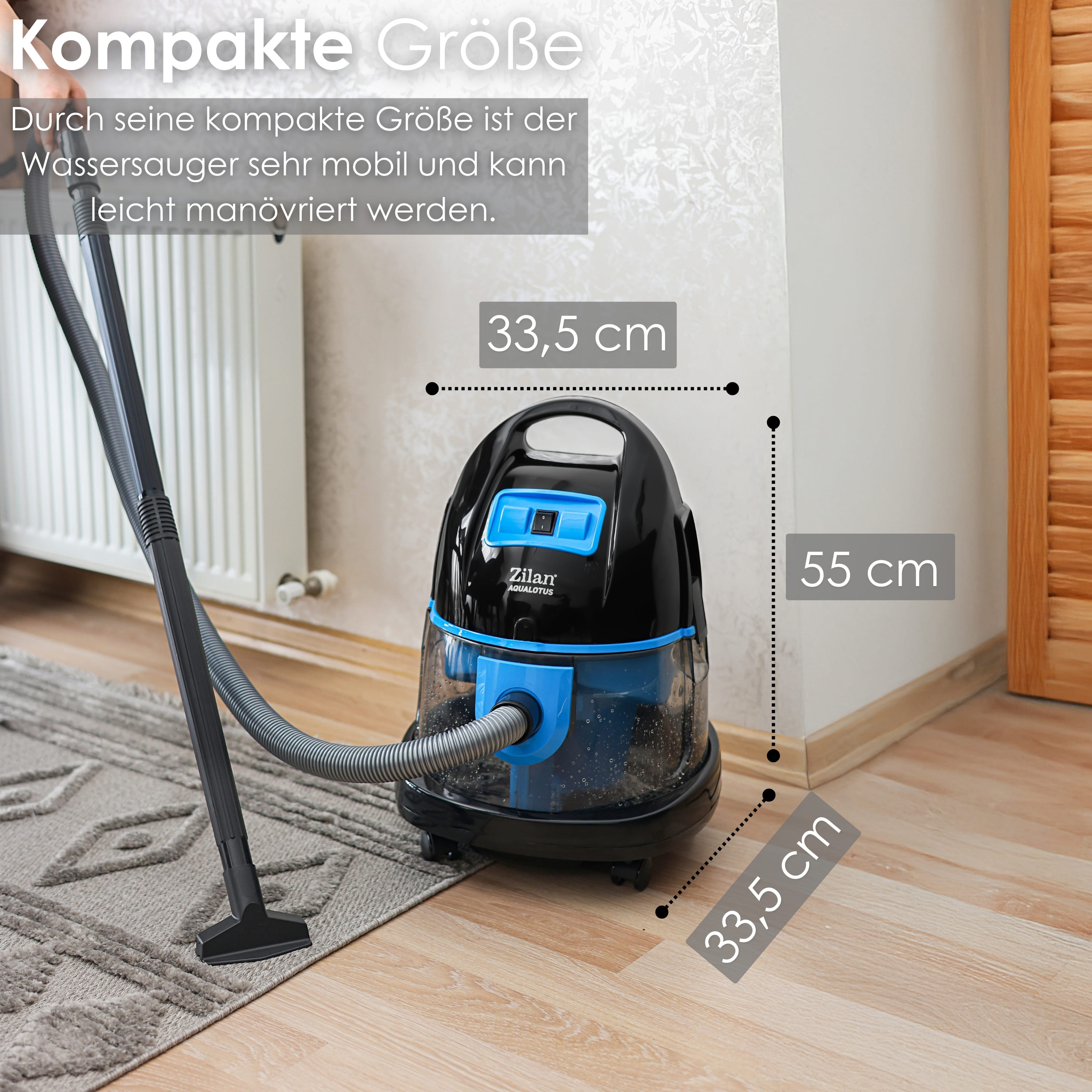 Zilan ZLN-8945 Wassersauger BLAU