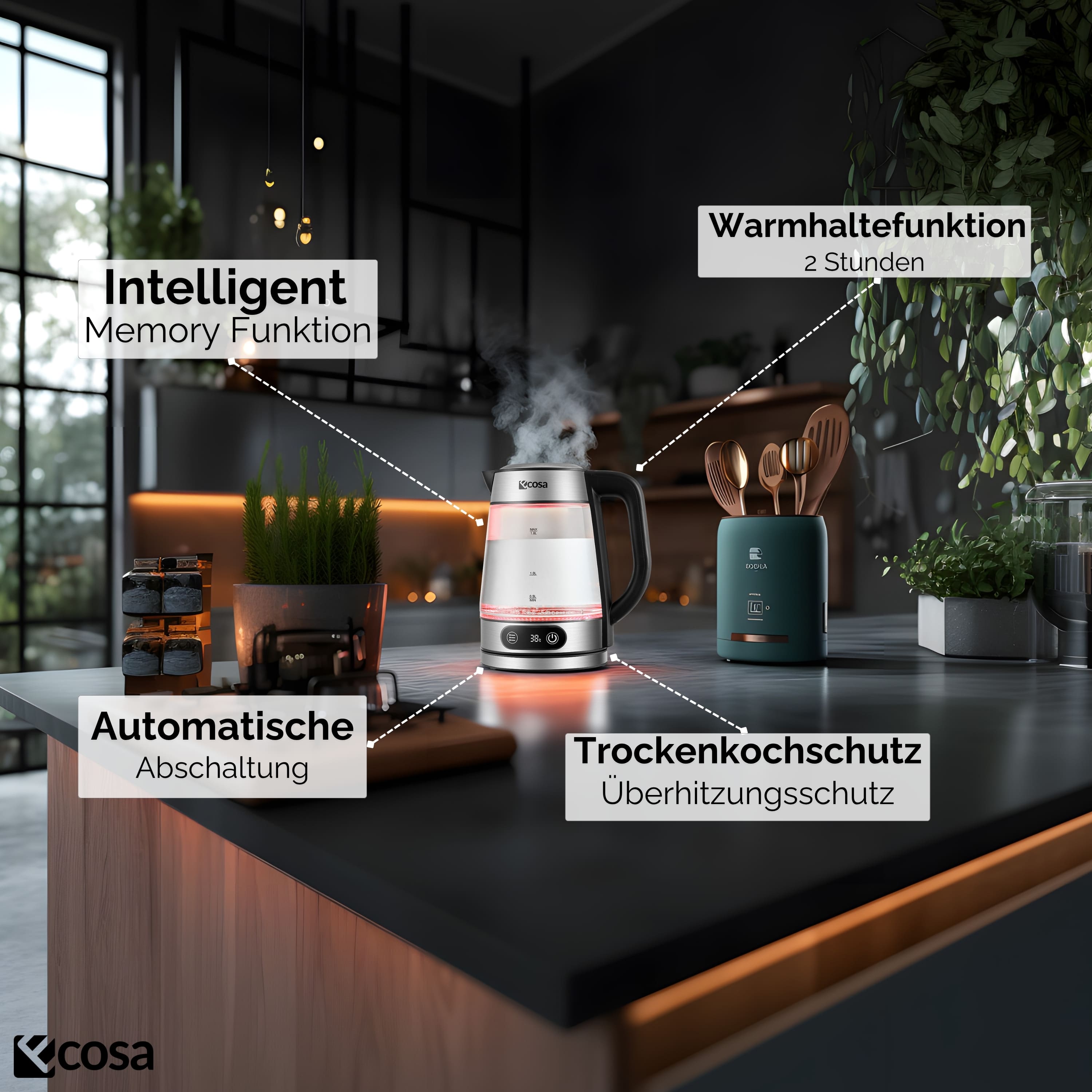 Ecosa EO-696 Wasserkocher