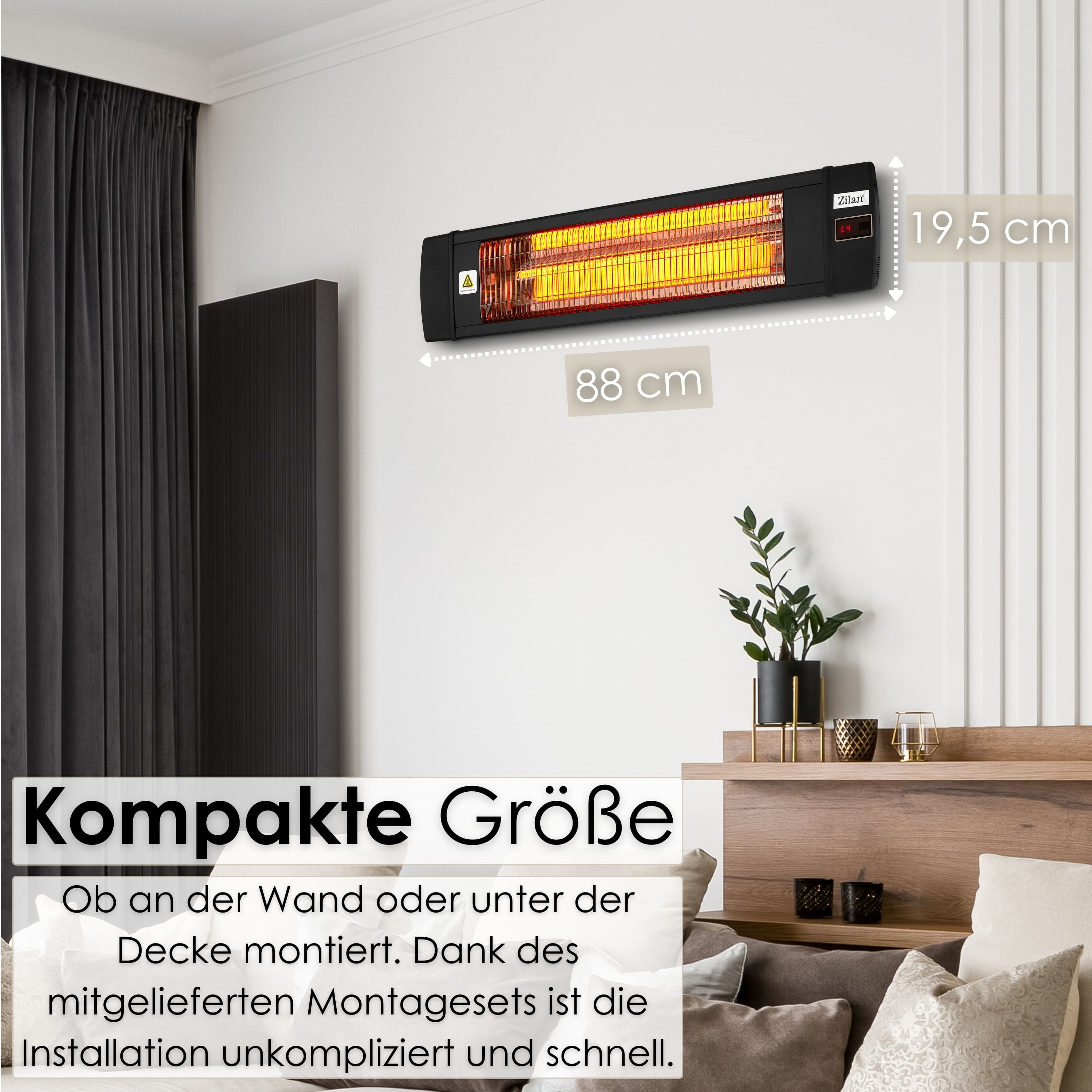 Zilan ZLN-1624 Karbon Heizstrahler