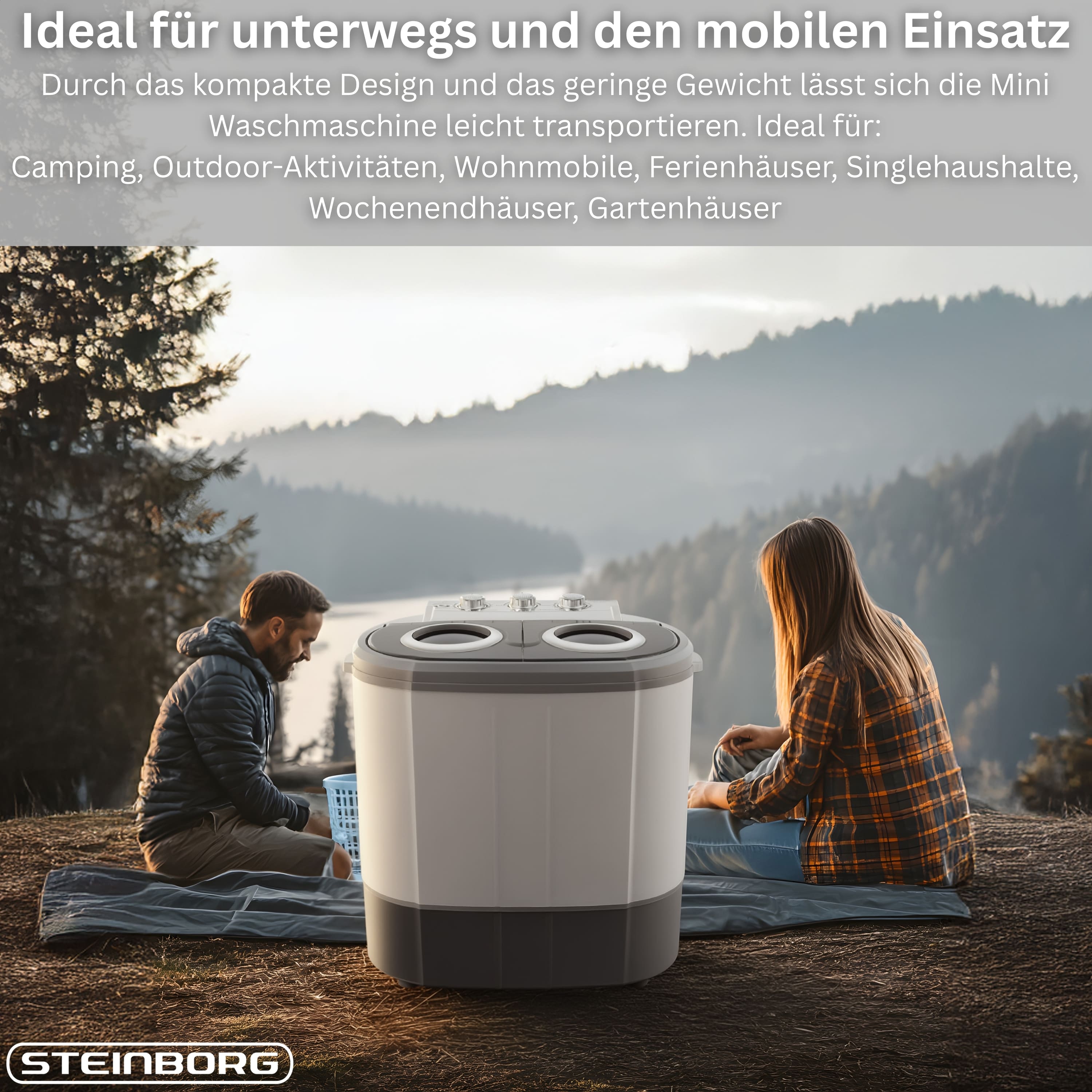 Steinborg SB-4005 Mini Waschmaschine