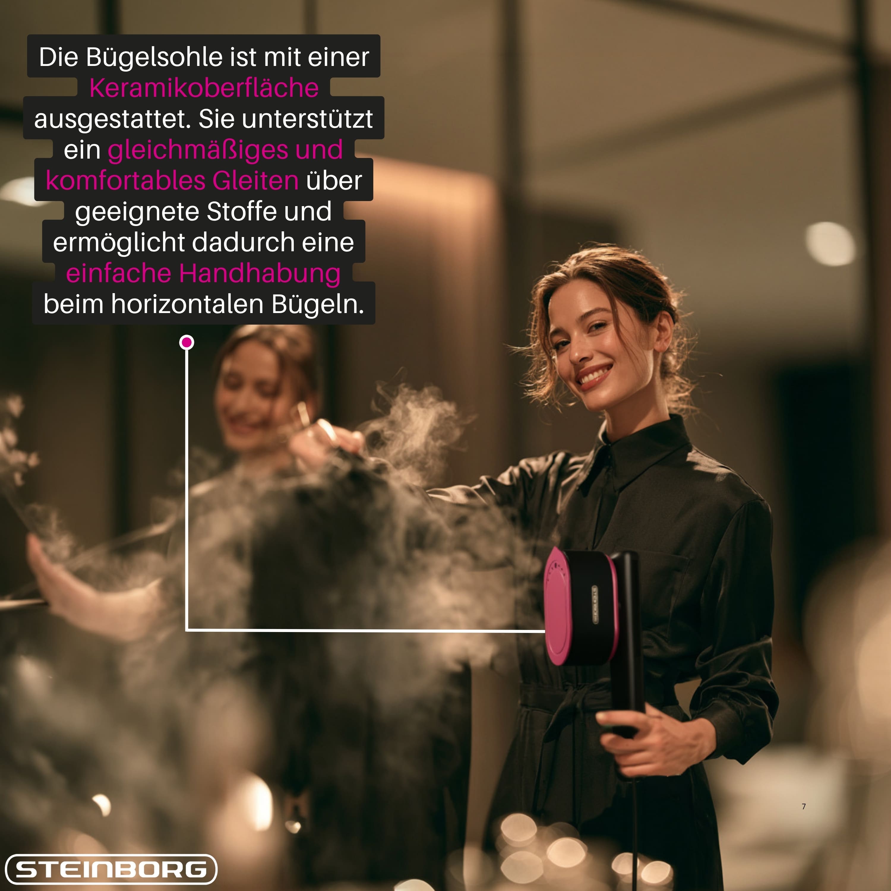 Steinborg SB-1080 Vertikales Dampfbügeleisen
