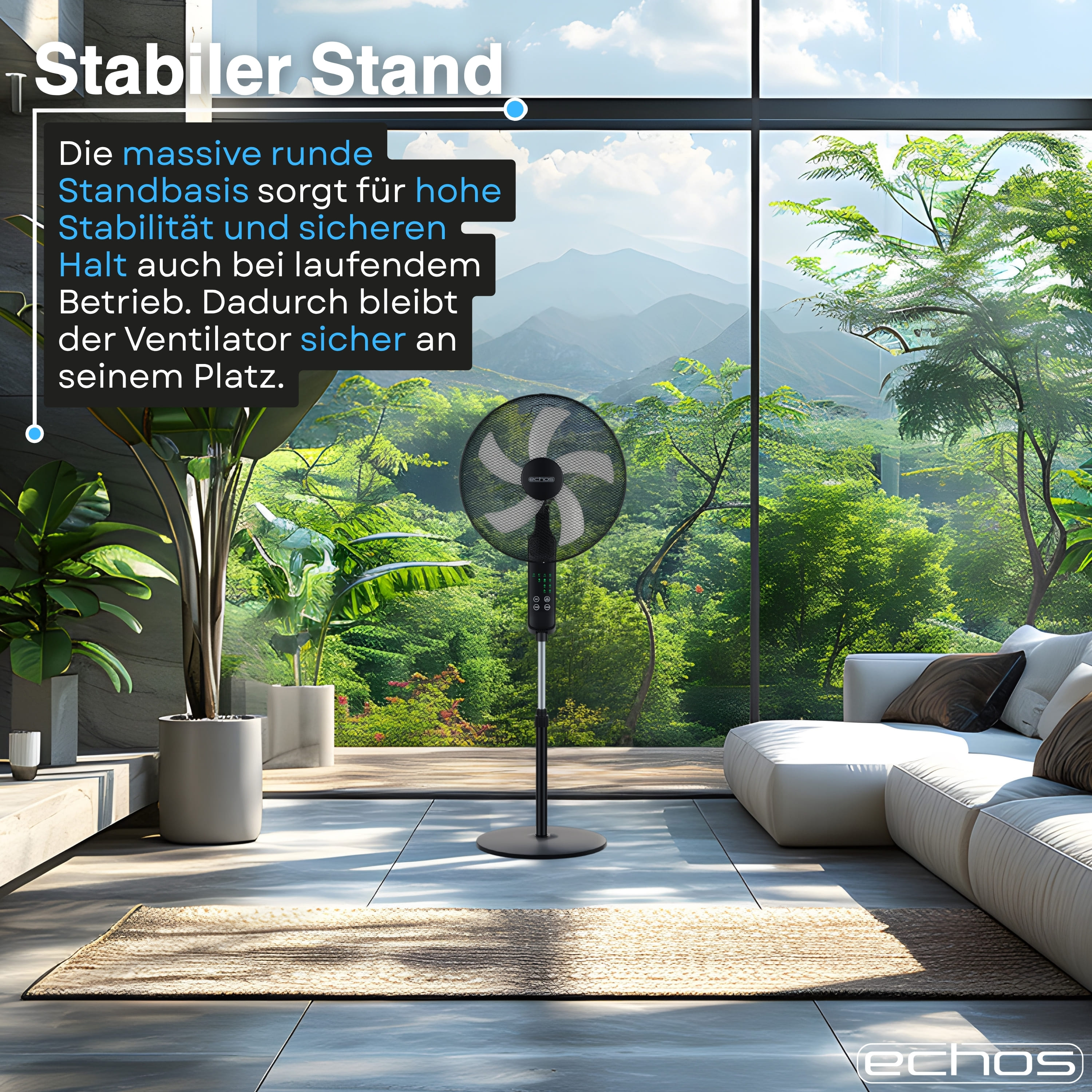 Echos Eco-1240 Standventilator
