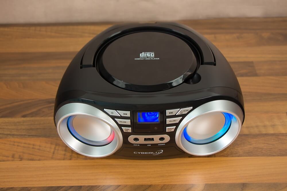 Cyberlux CL-800 CD-Player Schwarz/Silber