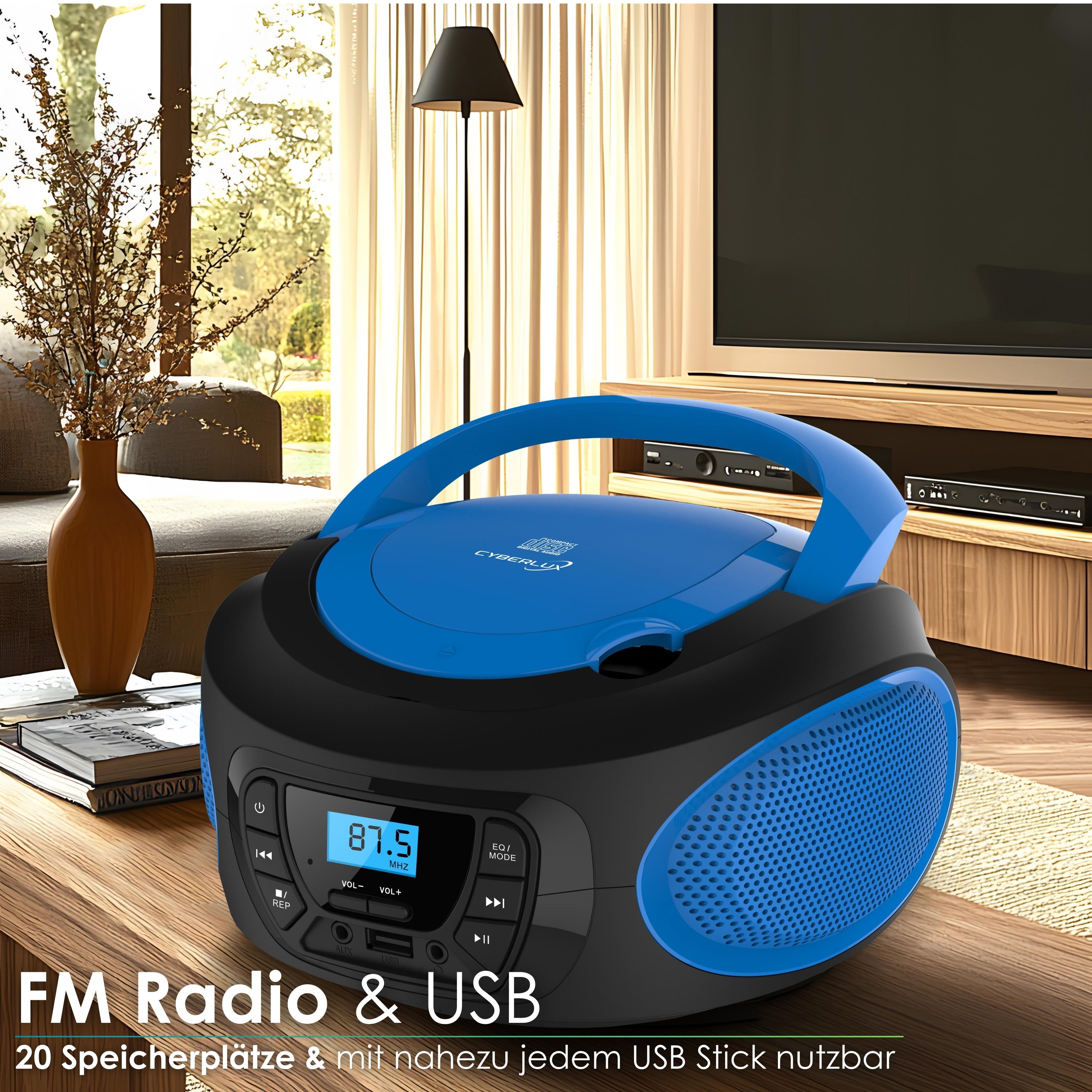Cyberlux CL-610 CD-Player Blau Cyberlux CL-610 CD-Player Blau