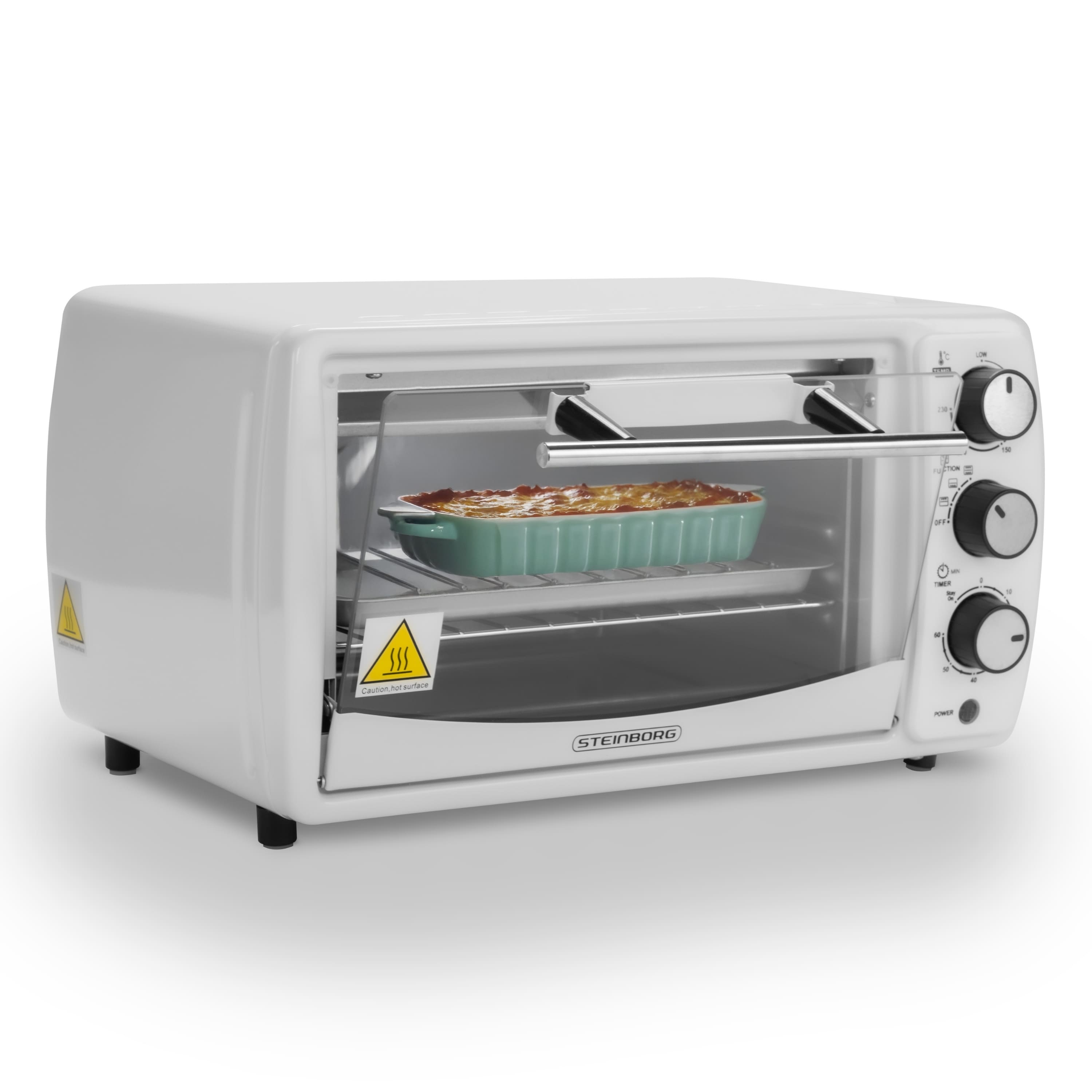 Steinborg SB-3005 WEIß Backofen 13 Liter